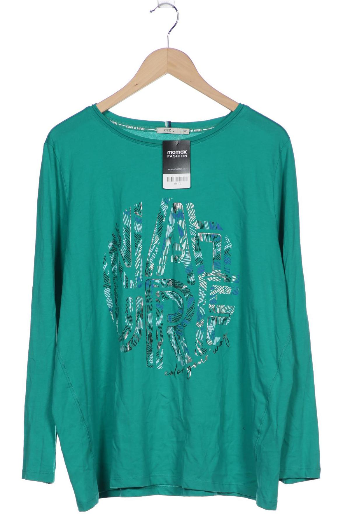 

CECIL Damen Langarmshirt, grün