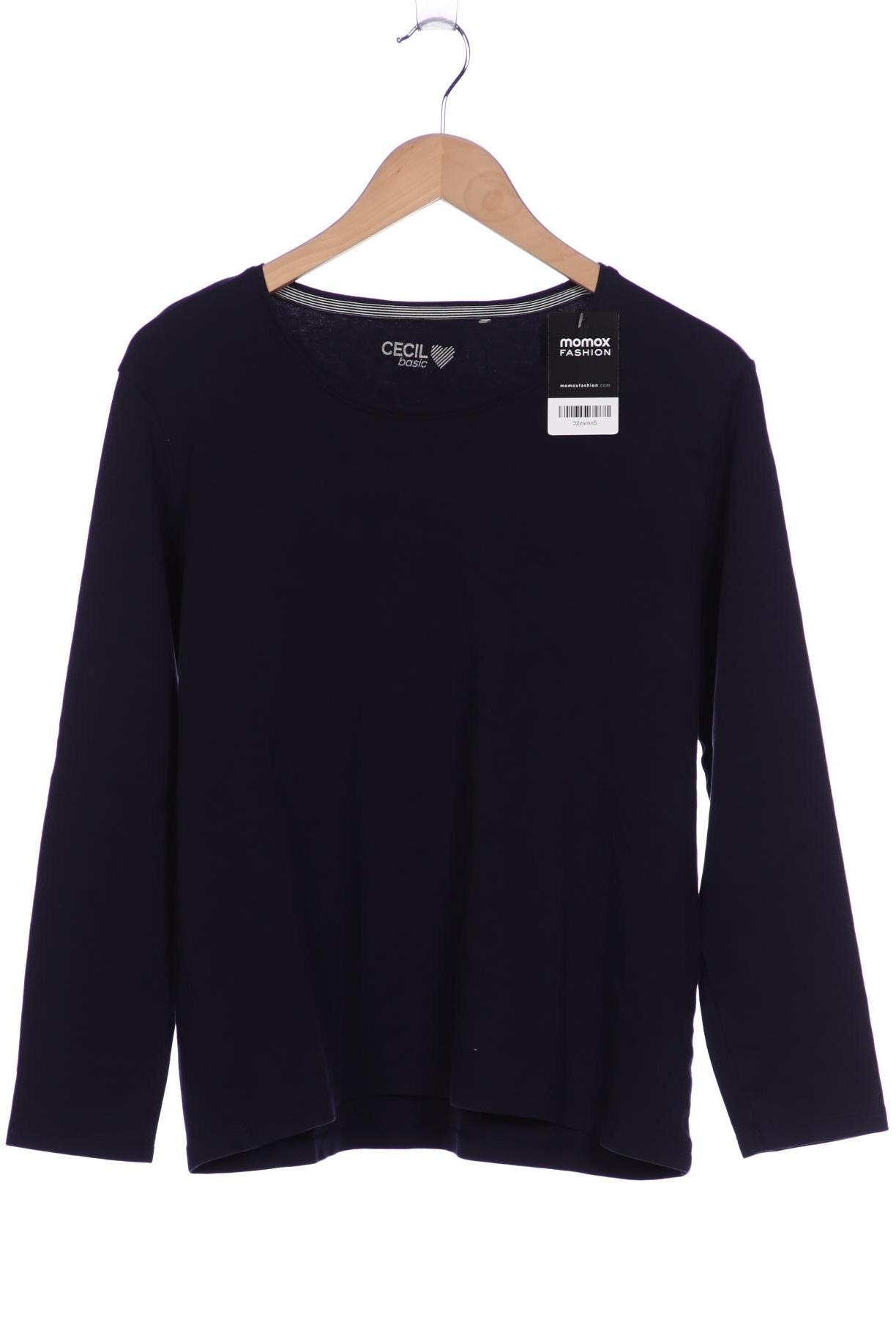 

Cecil Damen Langarmshirt, marineblau, Gr. 44