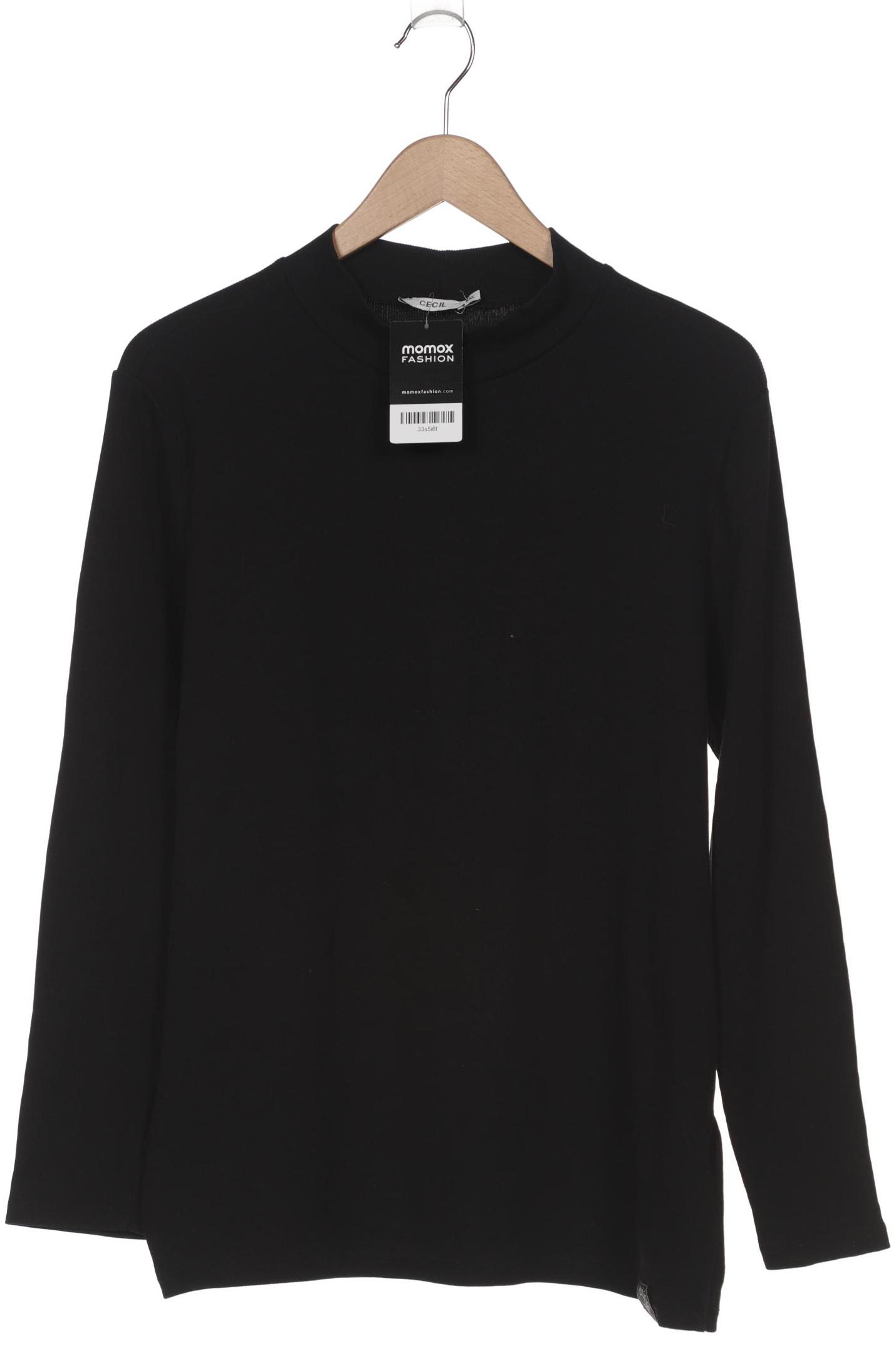 

Cecil Damen Langarmshirt, schwarz, Gr. 46