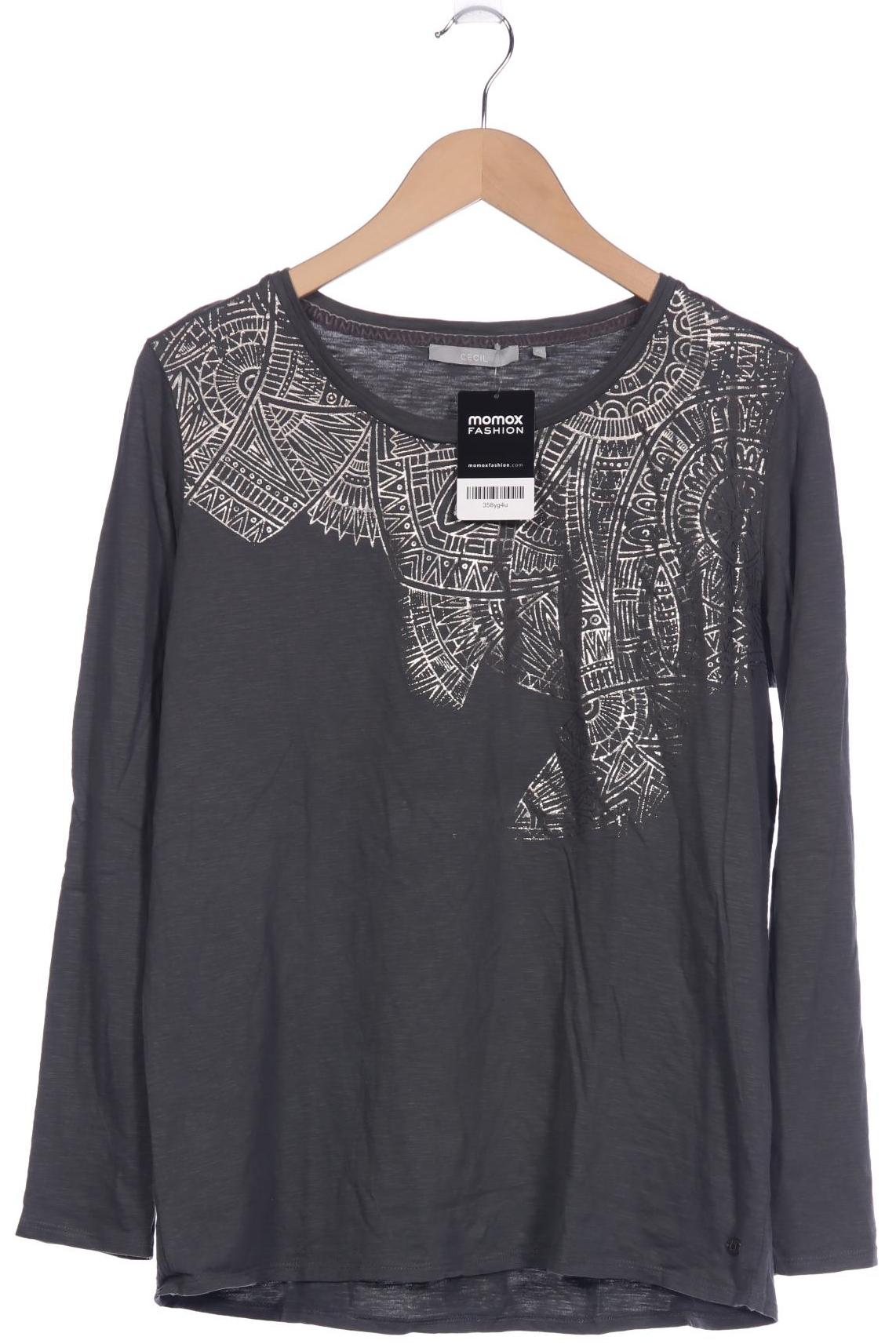 

Cecil Damen Langarmshirt, grau, Gr. 44