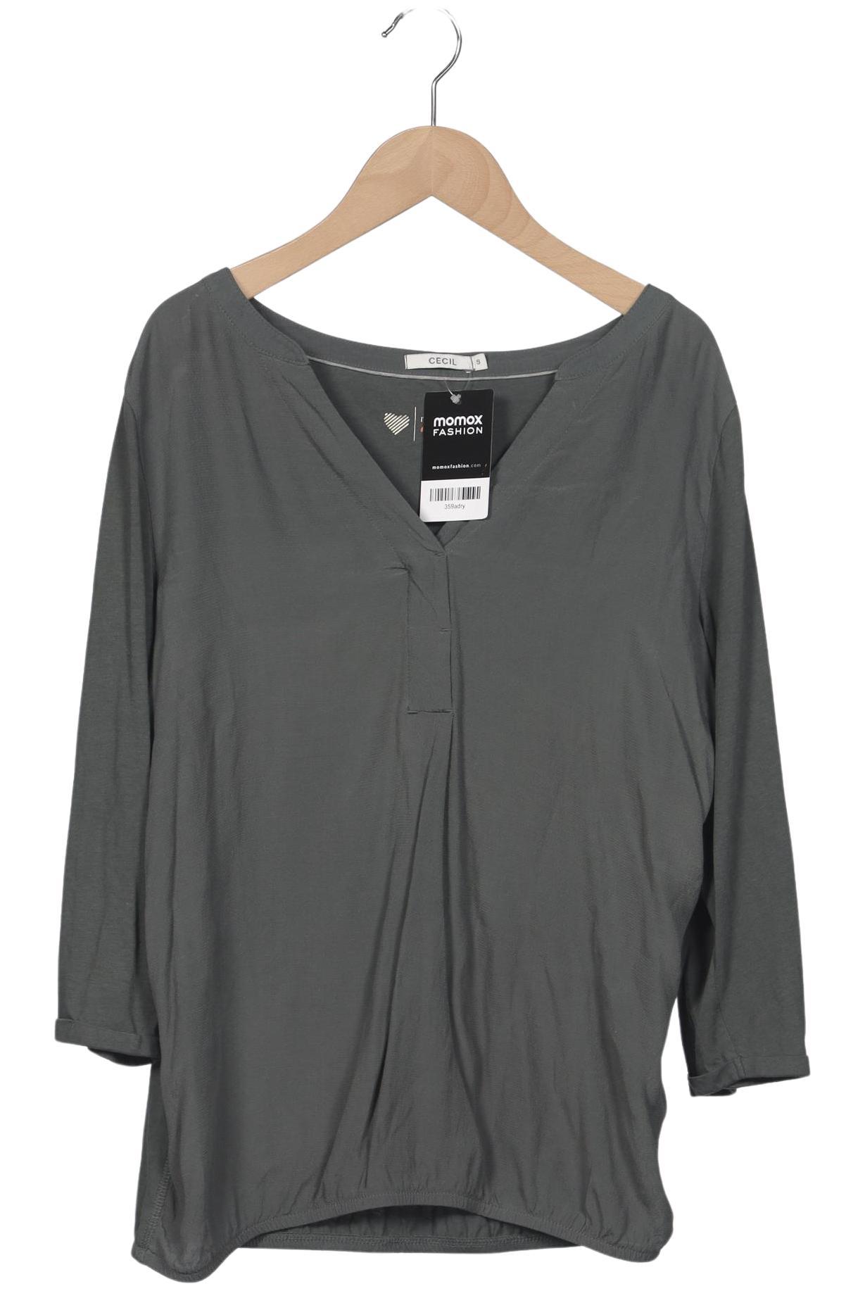

Cecil Damen Langarmshirt, grau, Gr. 36
