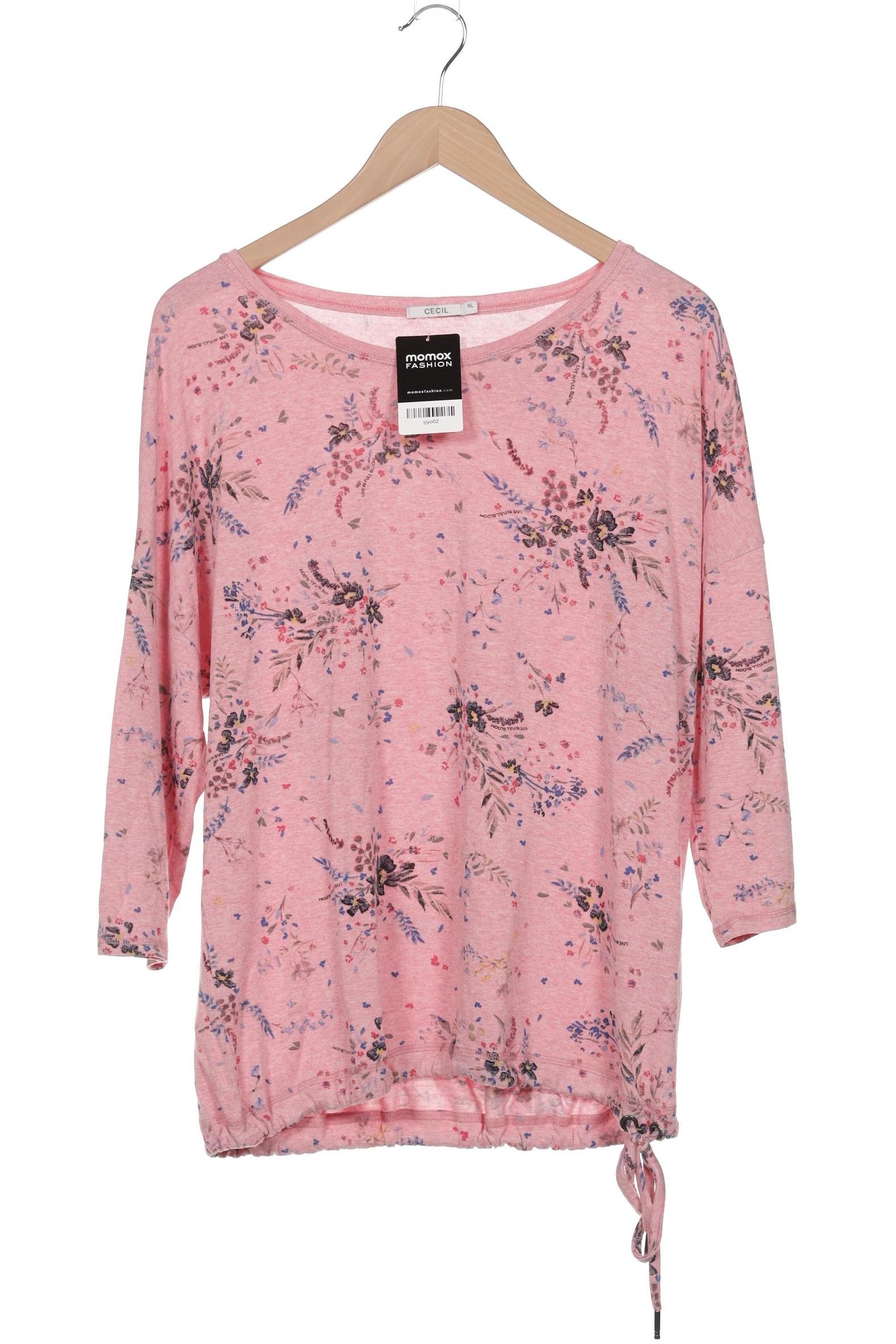 

Cecil Damen Langarmshirt, pink, Gr. 44