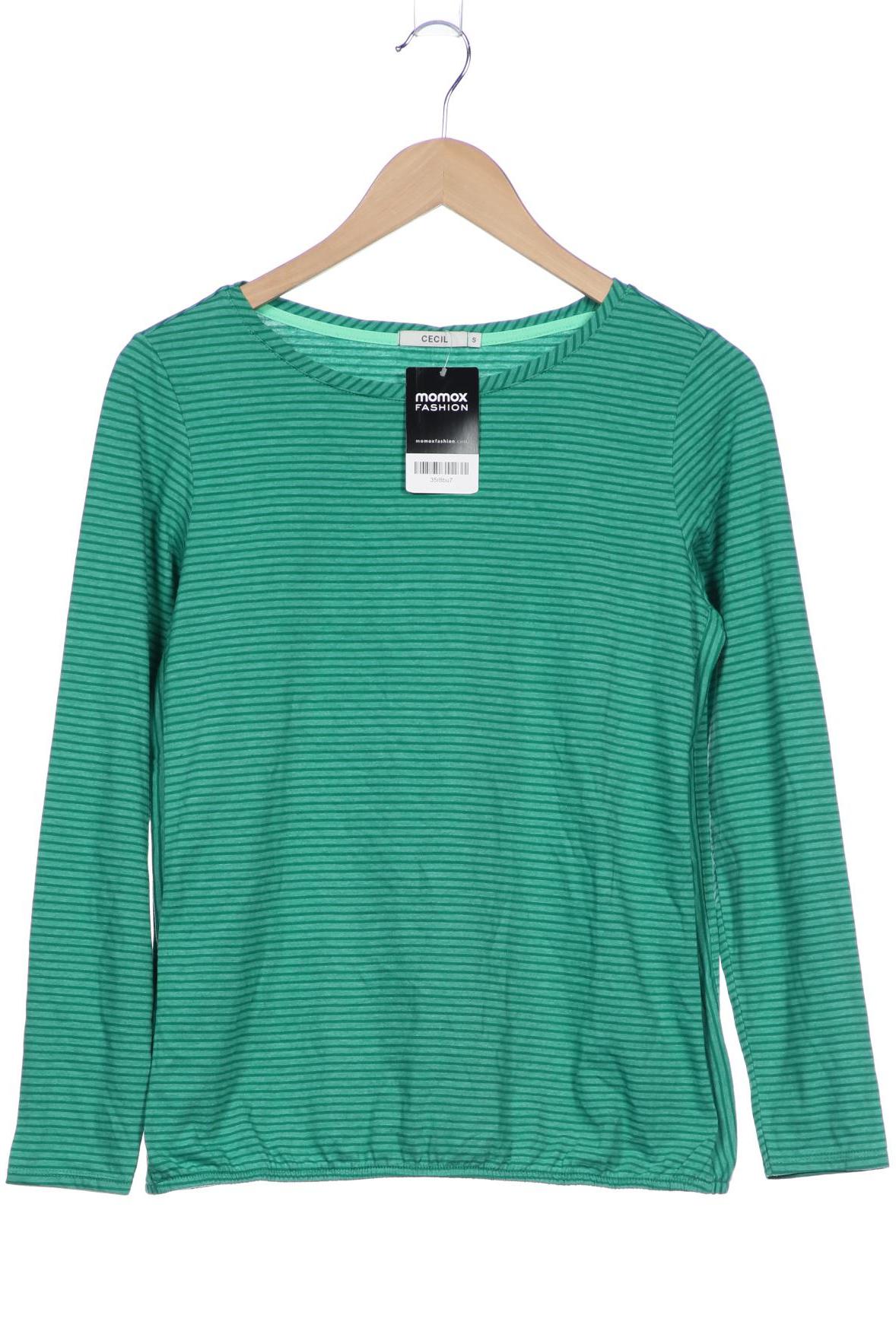 

Cecil Damen Langarmshirt, grün, Gr. 36