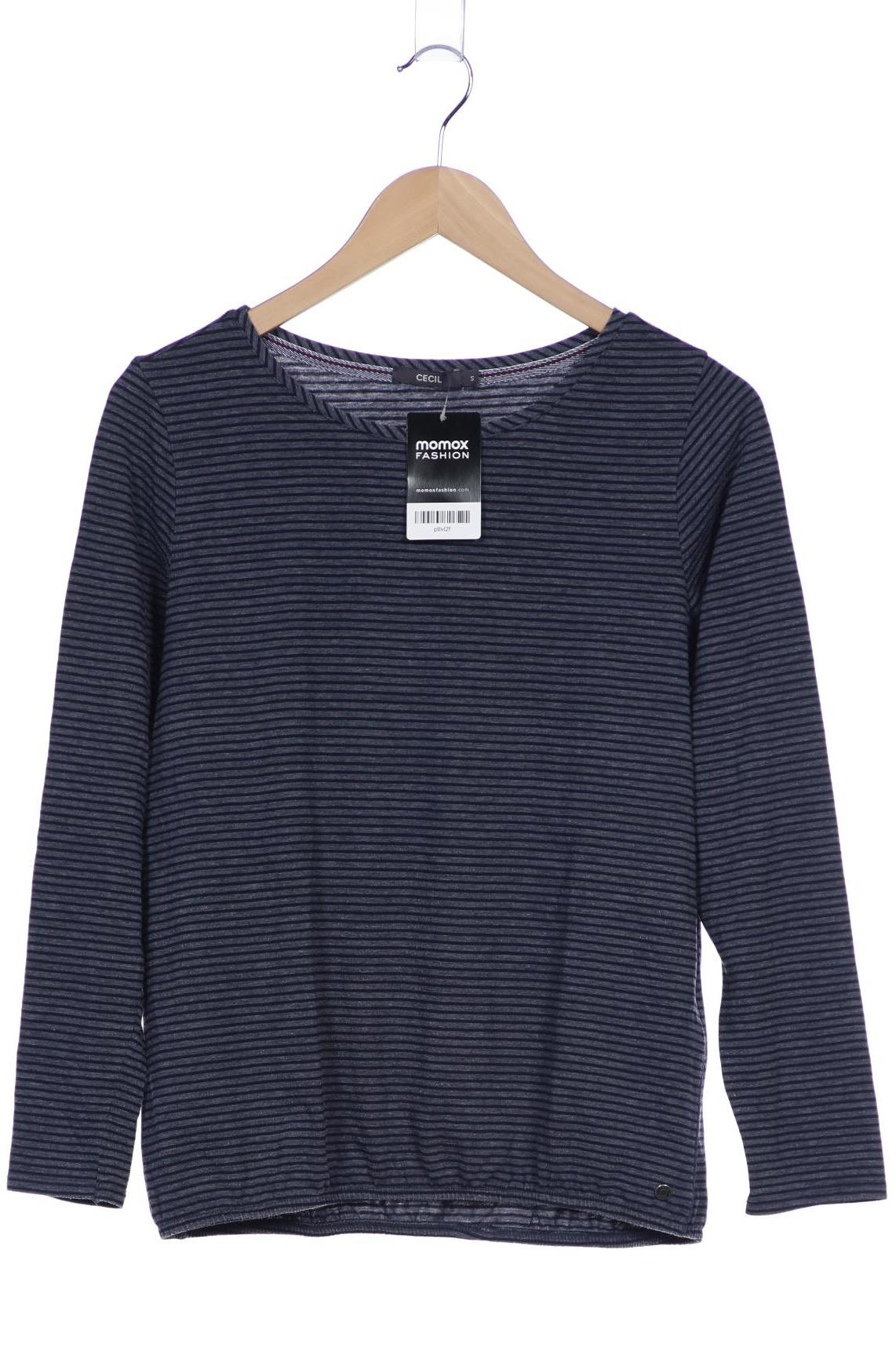 

Cecil Damen Langarmshirt, marineblau, Gr. 36