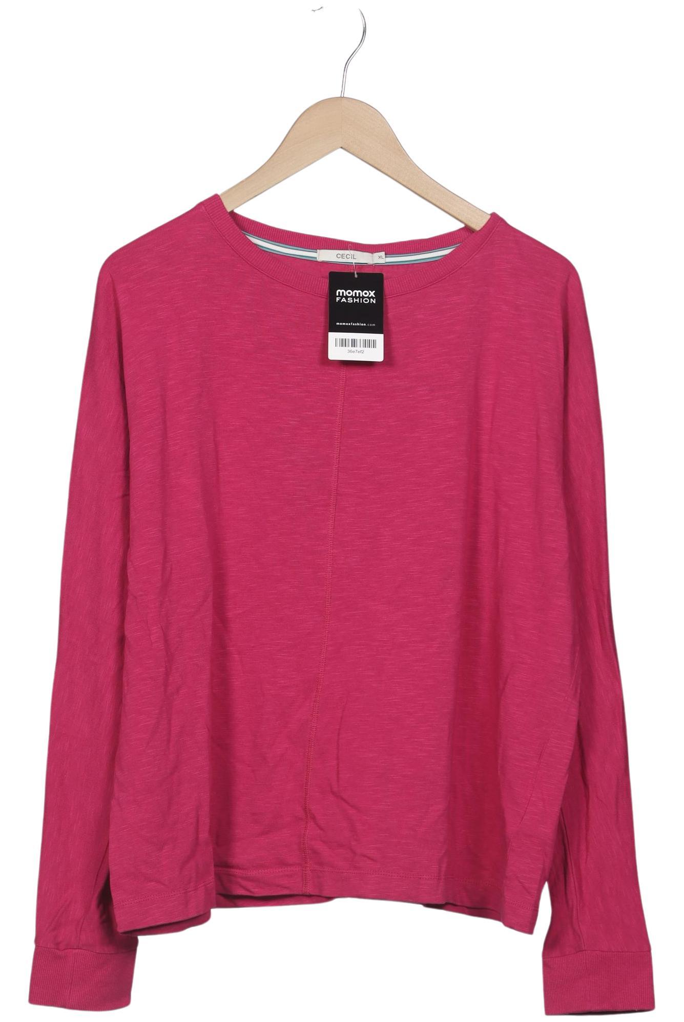 

Cecil Damen Langarmshirt, pink, Gr. 44