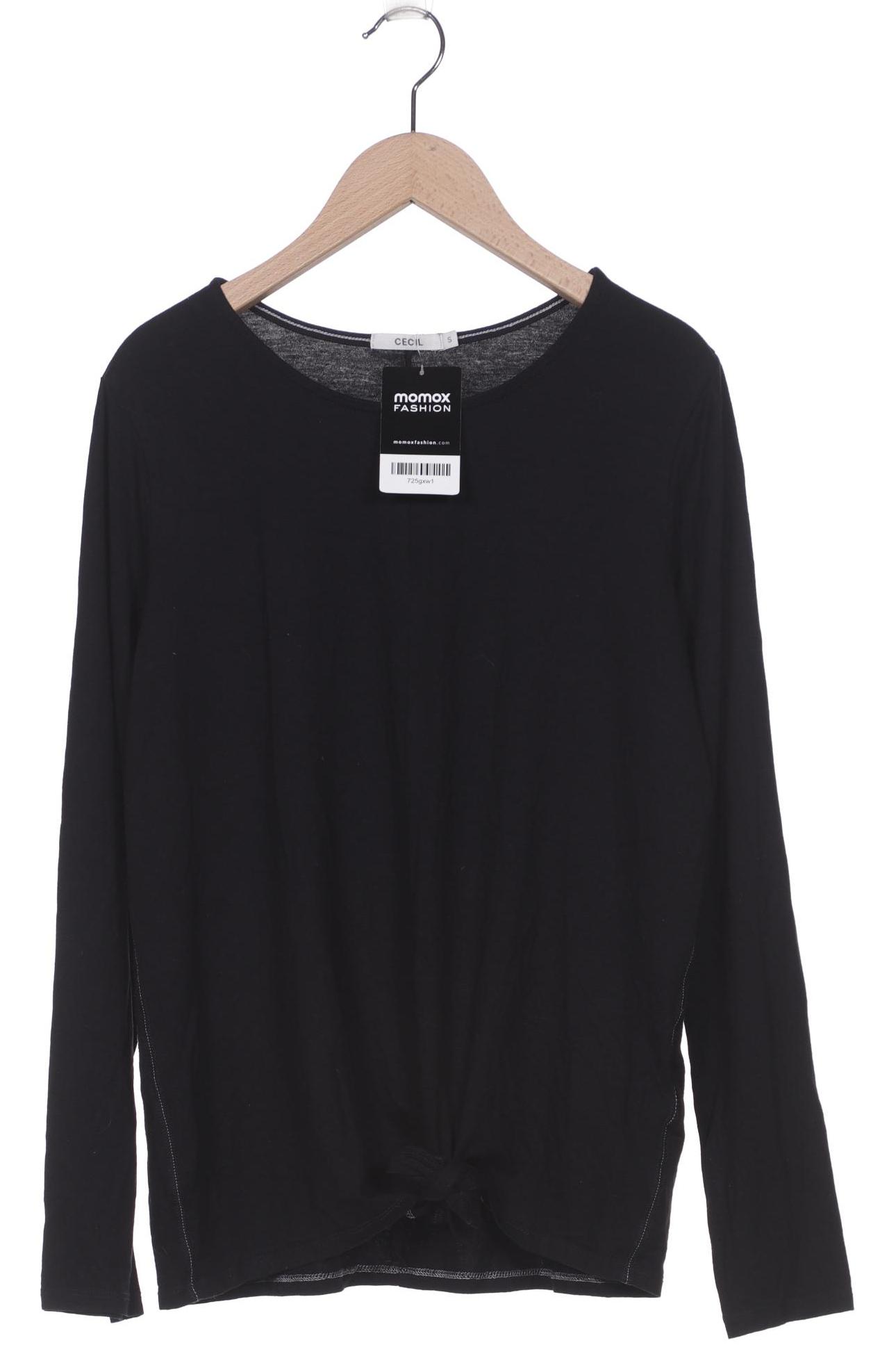 

Cecil Damen Langarmshirt, schwarz, Gr. 36