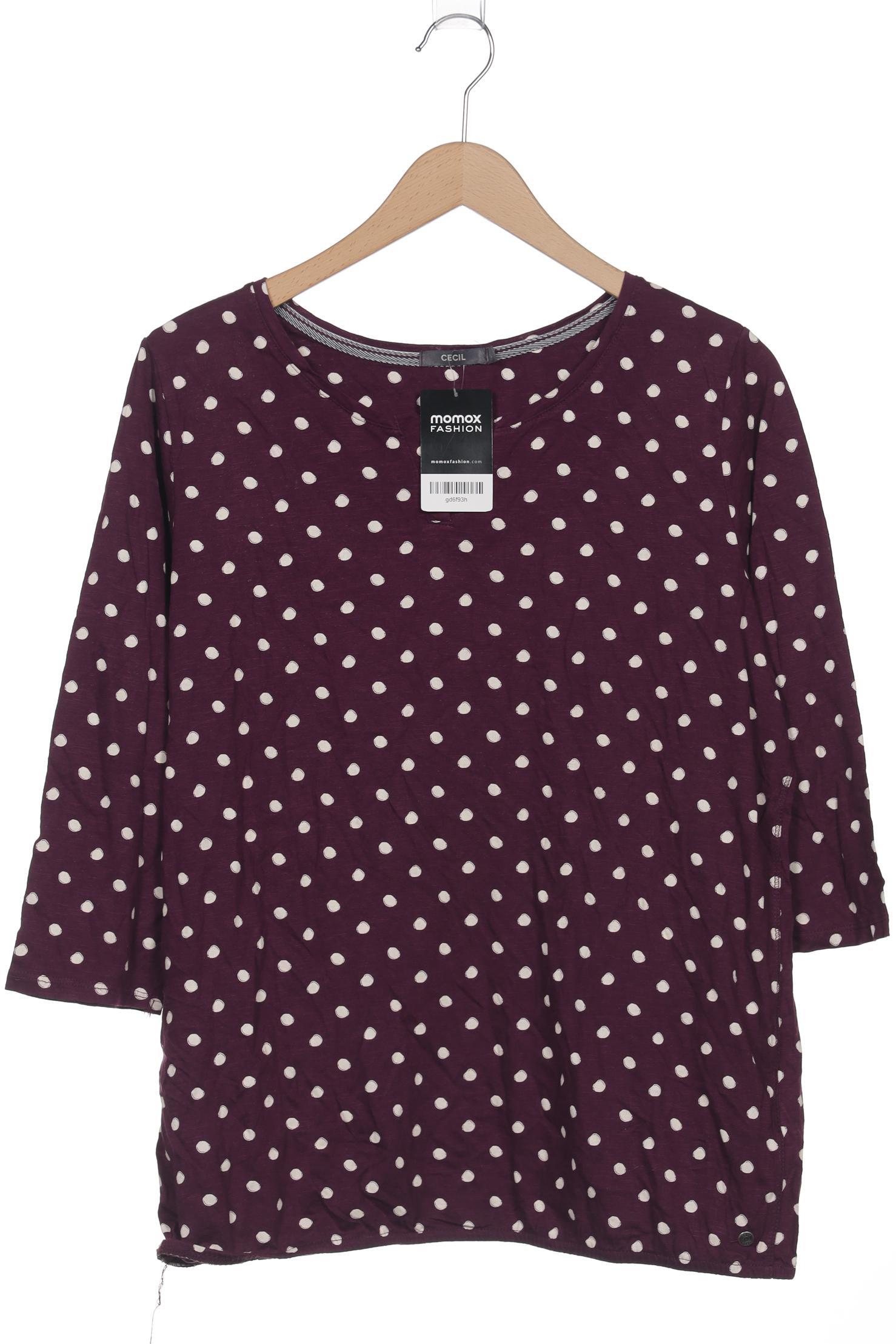 

Cecil Damen Langarmshirt, bordeaux, Gr. 42