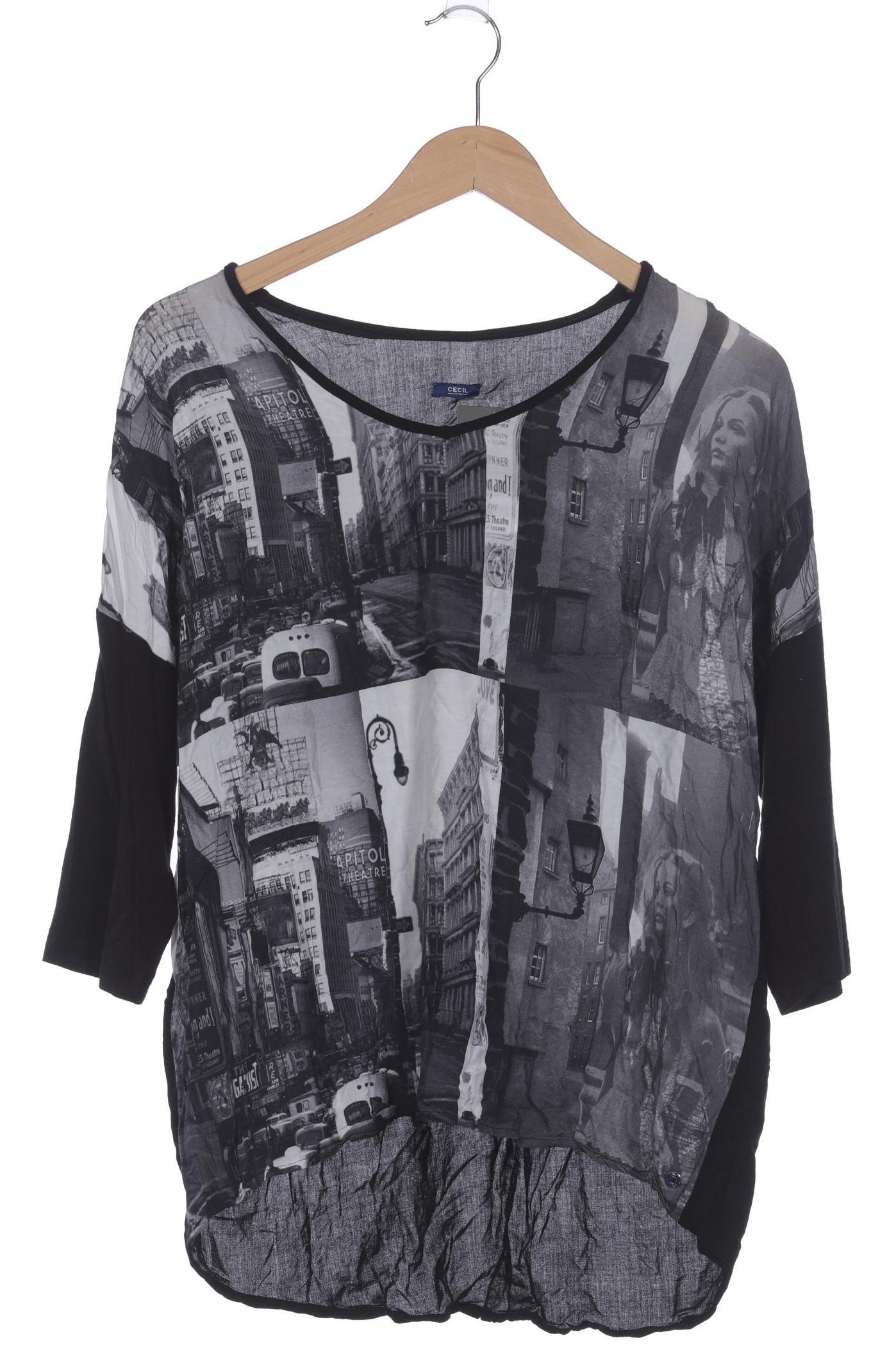 

Cecil Damen Langarmshirt, schwarz, Gr. 46