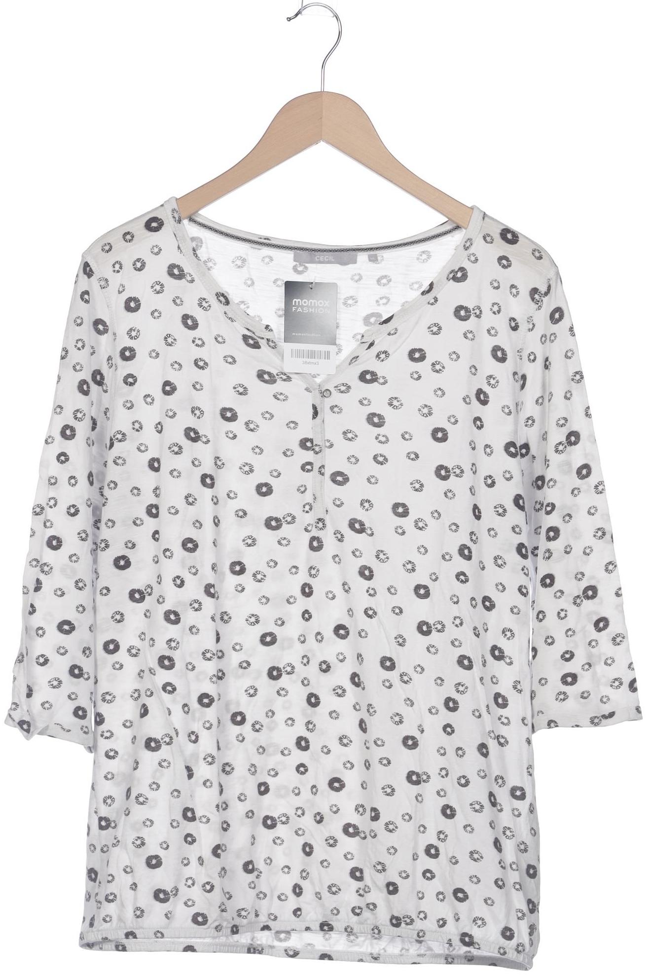 

Cecil Damen Langarmshirt, weiß, Gr. 44