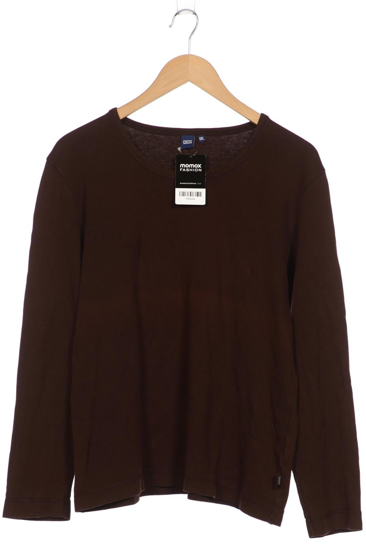 

Cecil Damen Langarmshirt, braun, Gr. 46