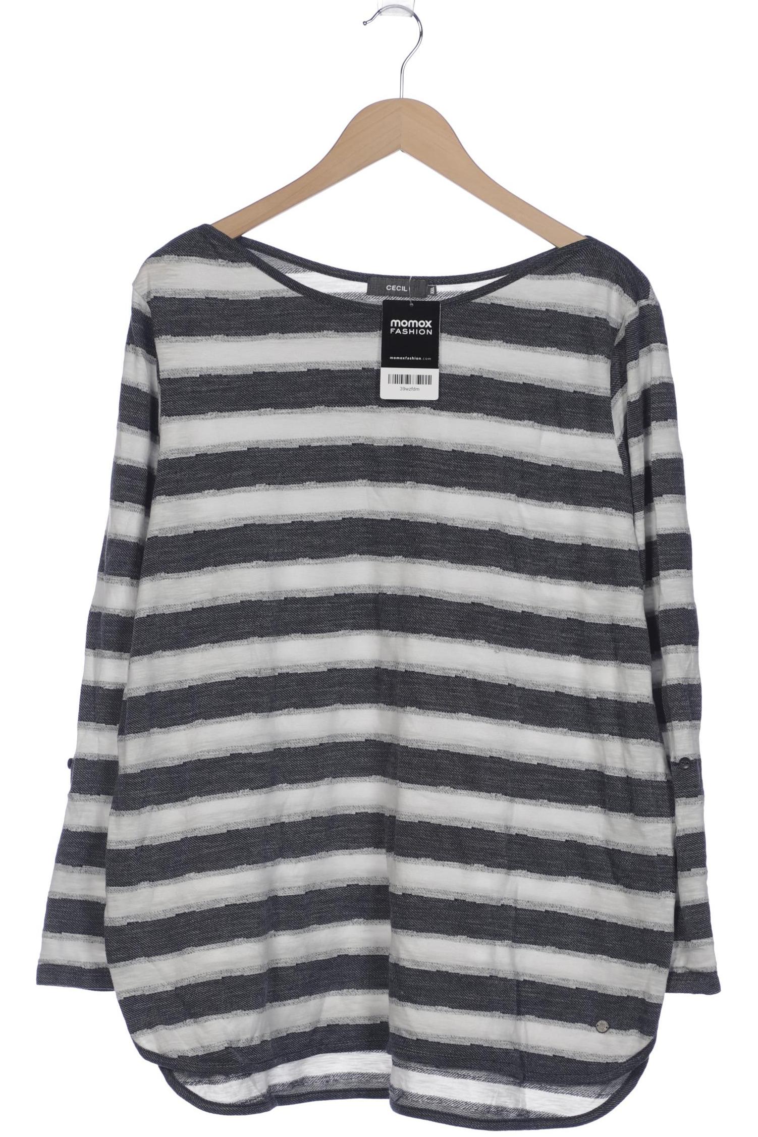 

Cecil Damen Langarmshirt, weiß, Gr. 46