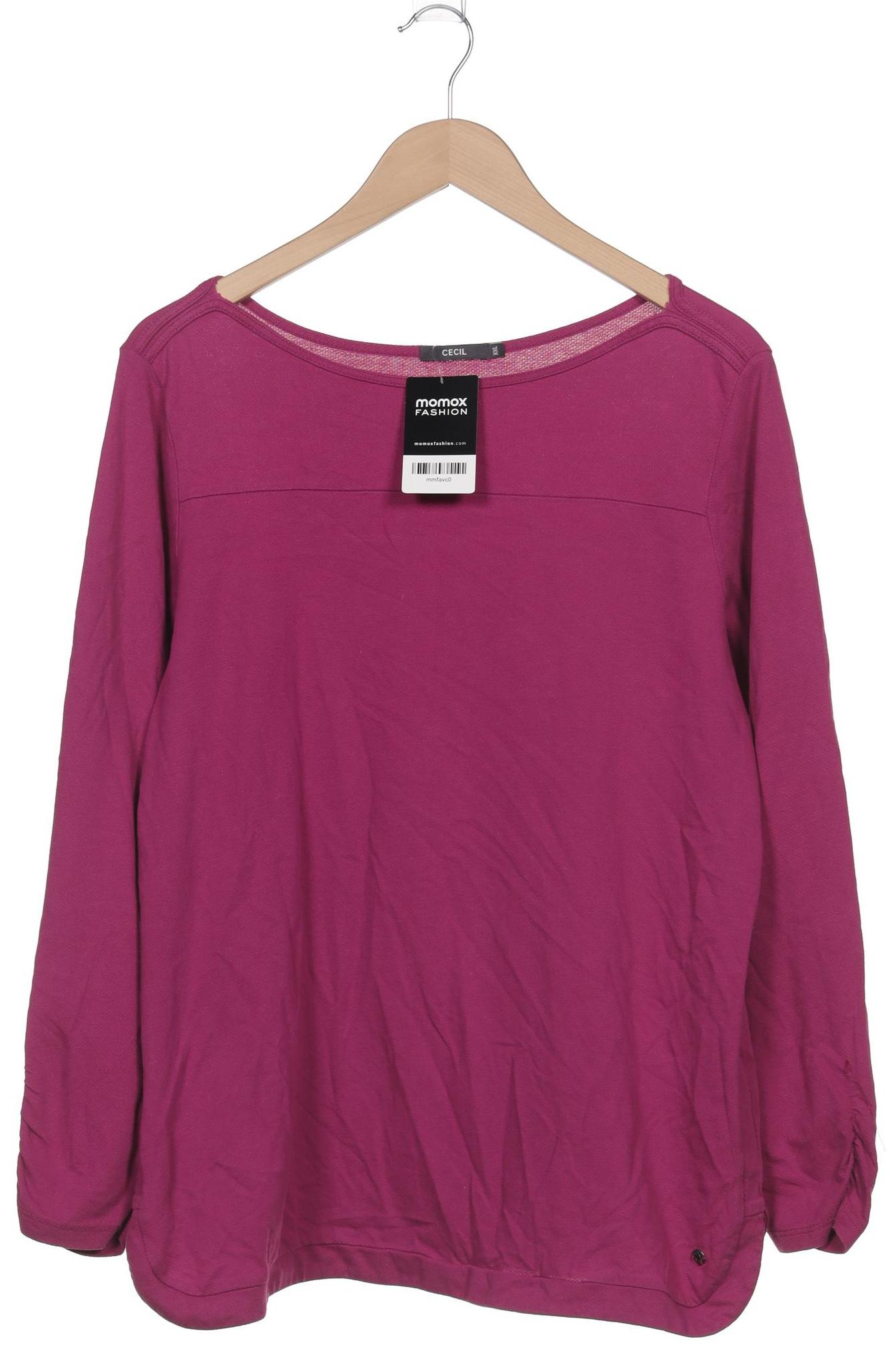 

Cecil Damen Langarmshirt, pink, Gr. 46