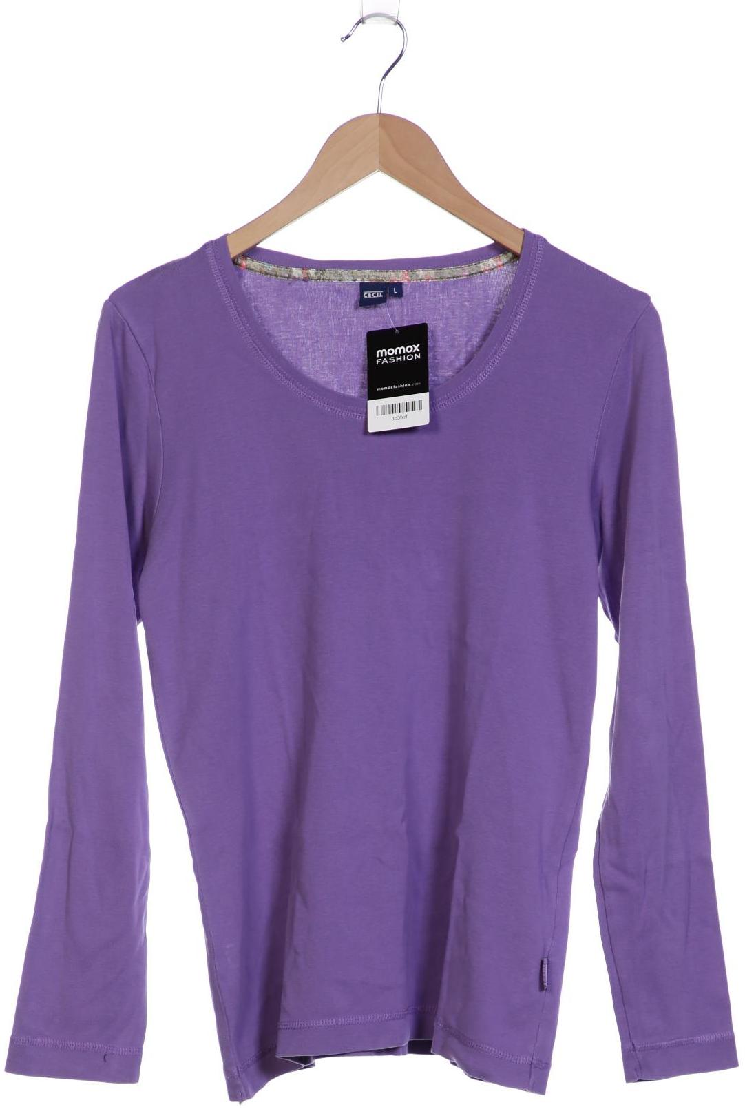 

Cecil Damen Langarmshirt, flieder, Gr. 42