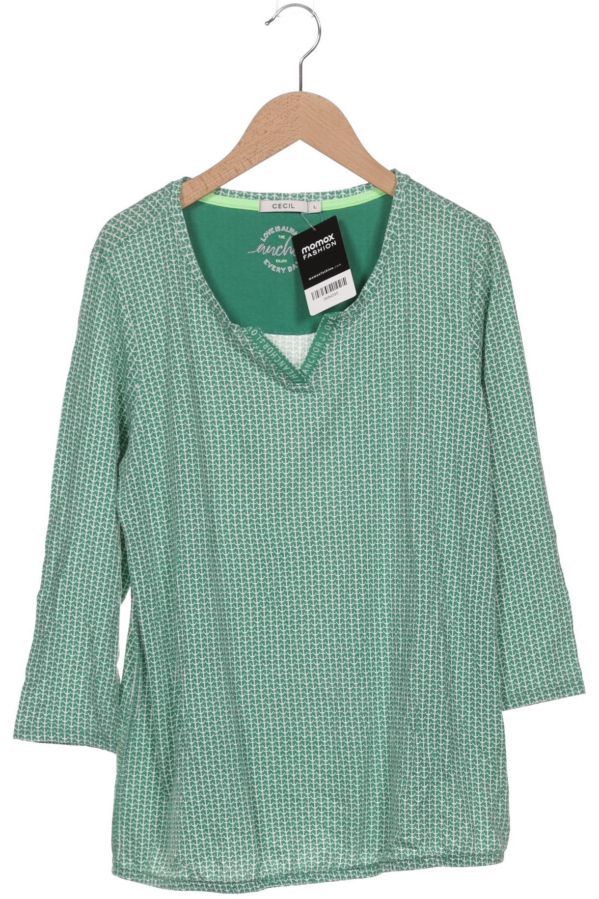 

Cecil Damen Langarmshirt, grau, Gr. 42