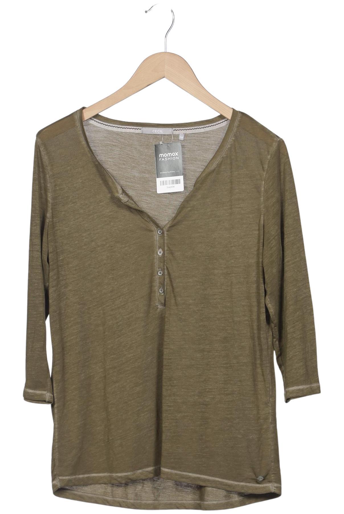 

Cecil Damen Langarmshirt, grün, Gr. 38