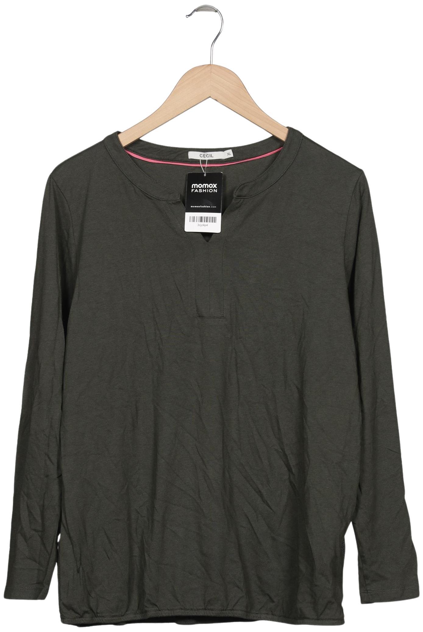 

Cecil Damen Langarmshirt, grün, Gr. 44
