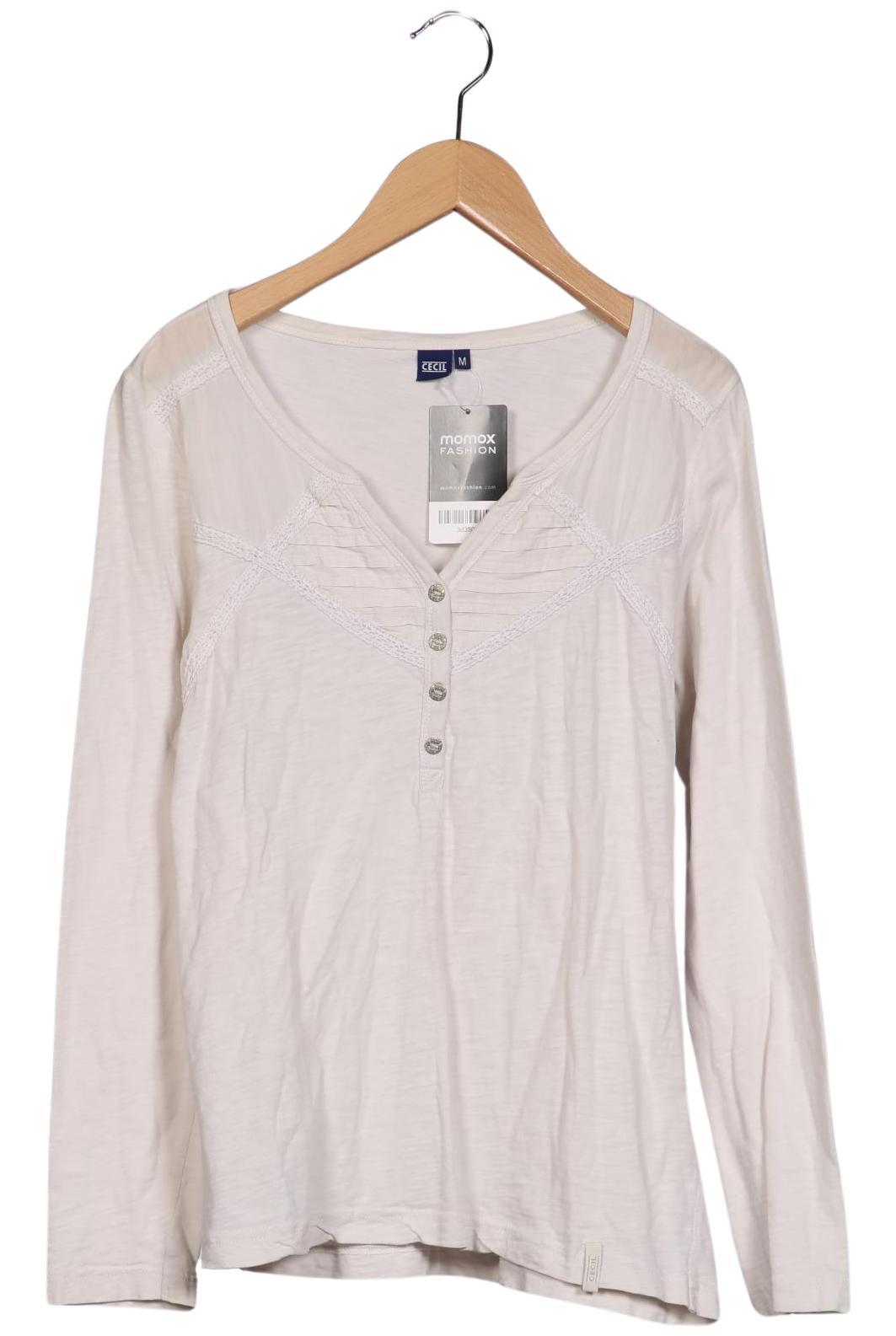 

Cecil Damen Langarmshirt, beige, Gr. 38