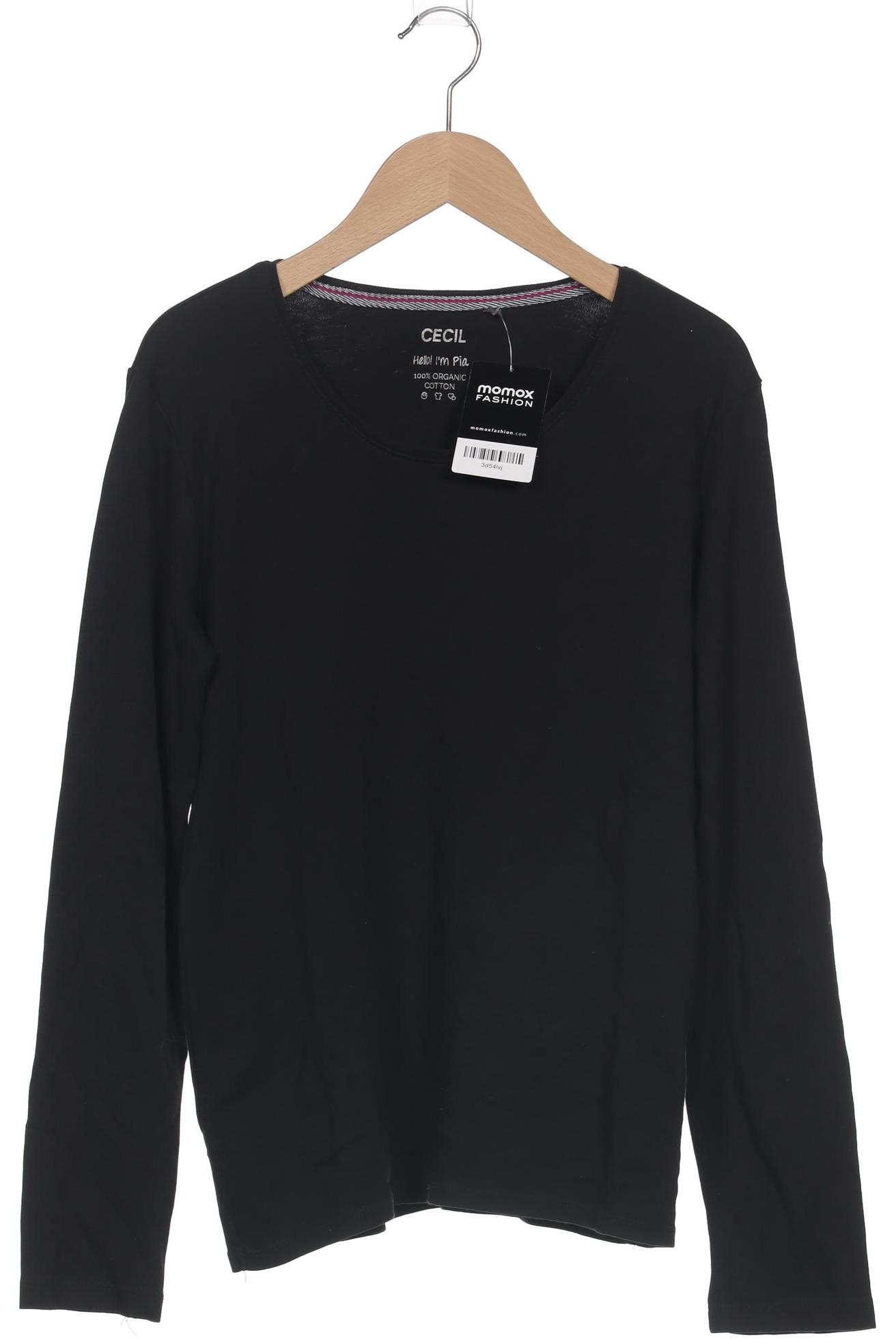 

Cecil Damen Langarmshirt, schwarz, Gr. 38