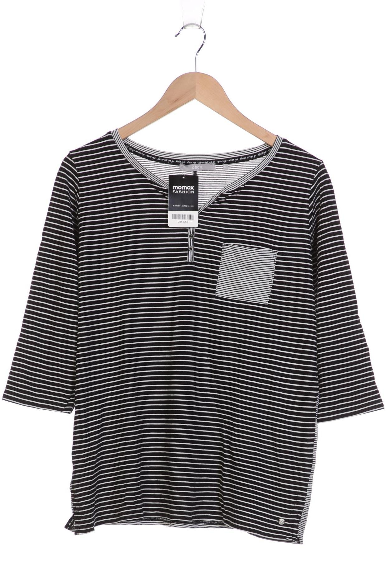 

Cecil Damen Langarmshirt, schwarz, Gr. 44