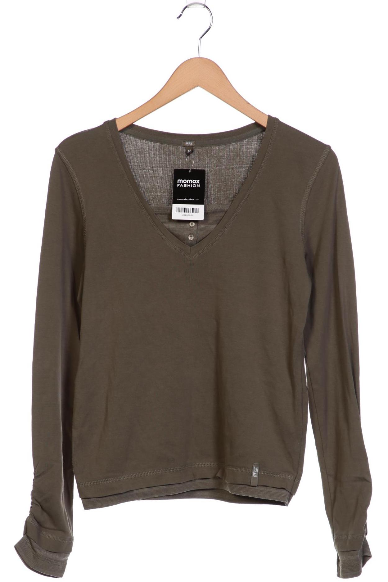

Cecil Damen Langarmshirt, grün, Gr. 38