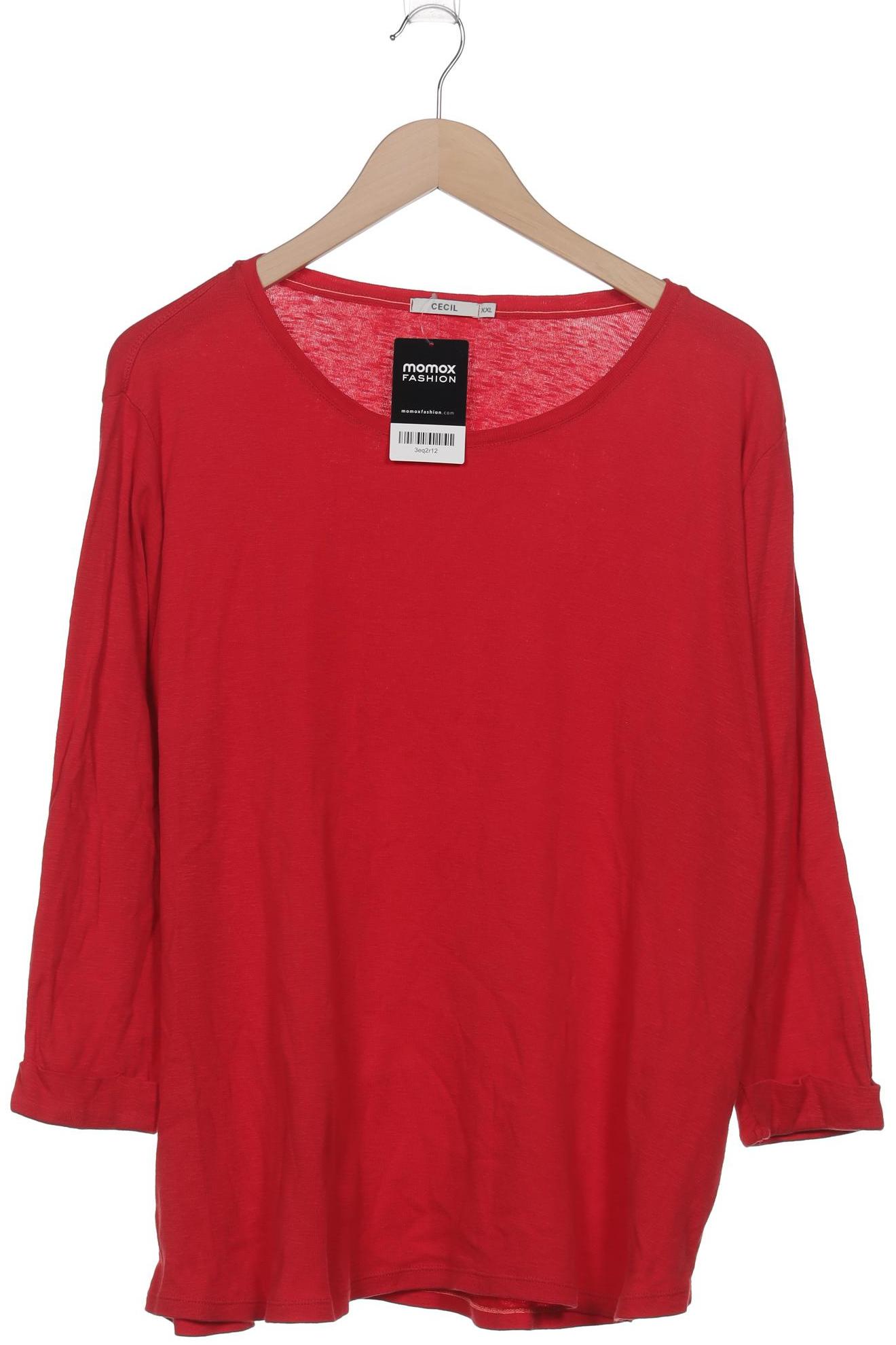 

Cecil Damen Langarmshirt, rot, Gr. 46