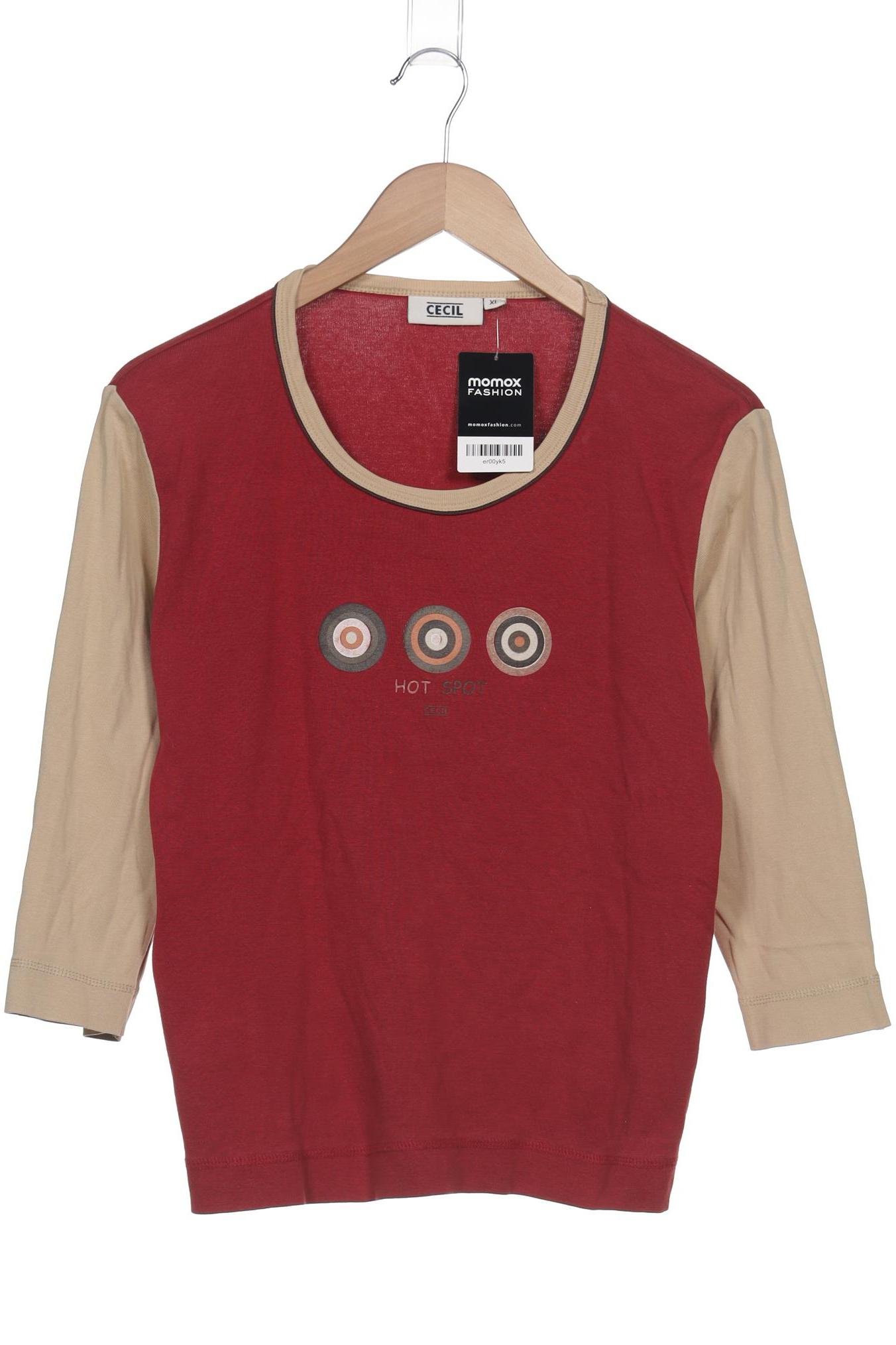 

Cecil Damen Langarmshirt, bordeaux, Gr. 44