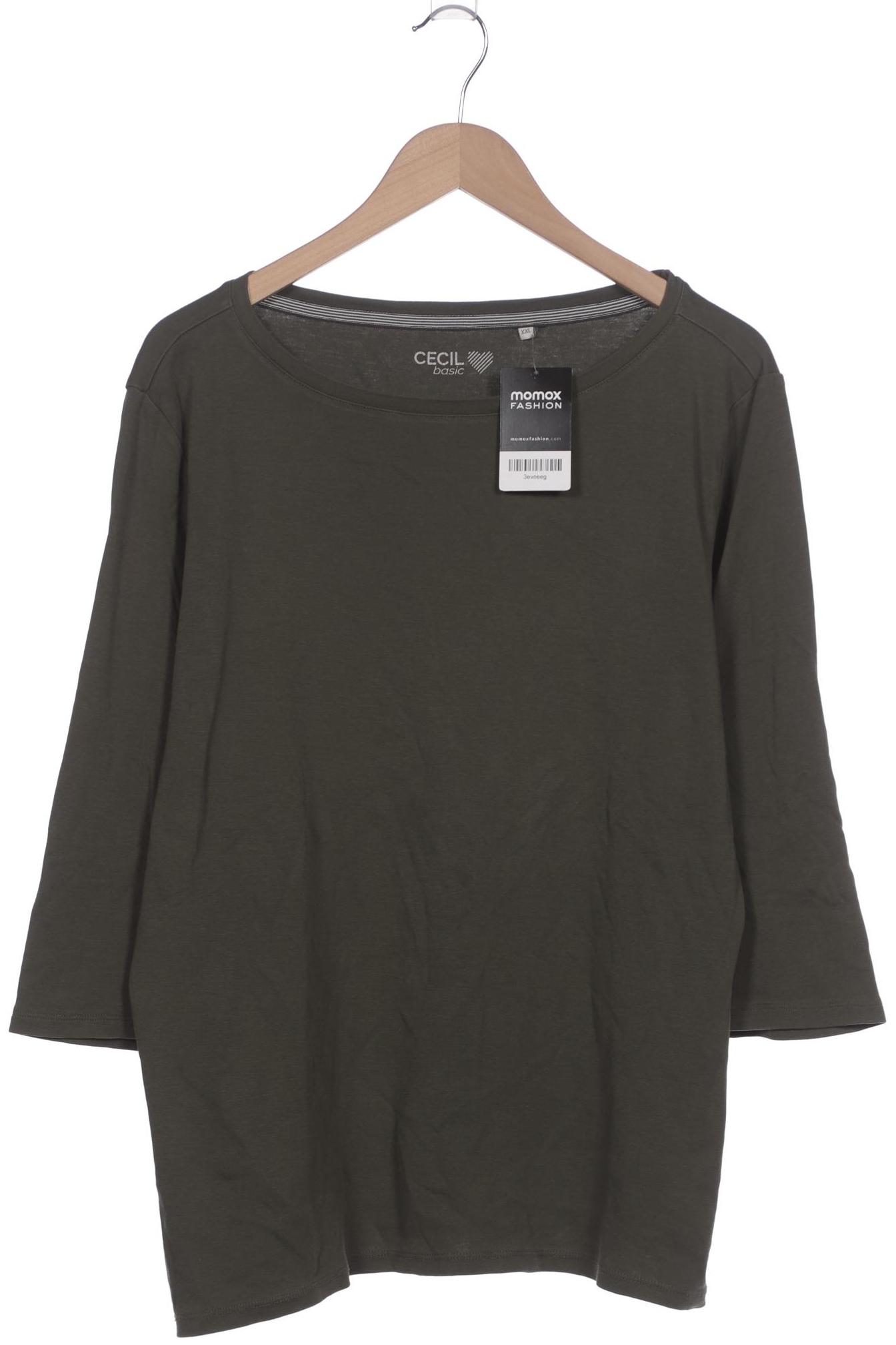 

Cecil Damen Langarmshirt, grün, Gr. 46