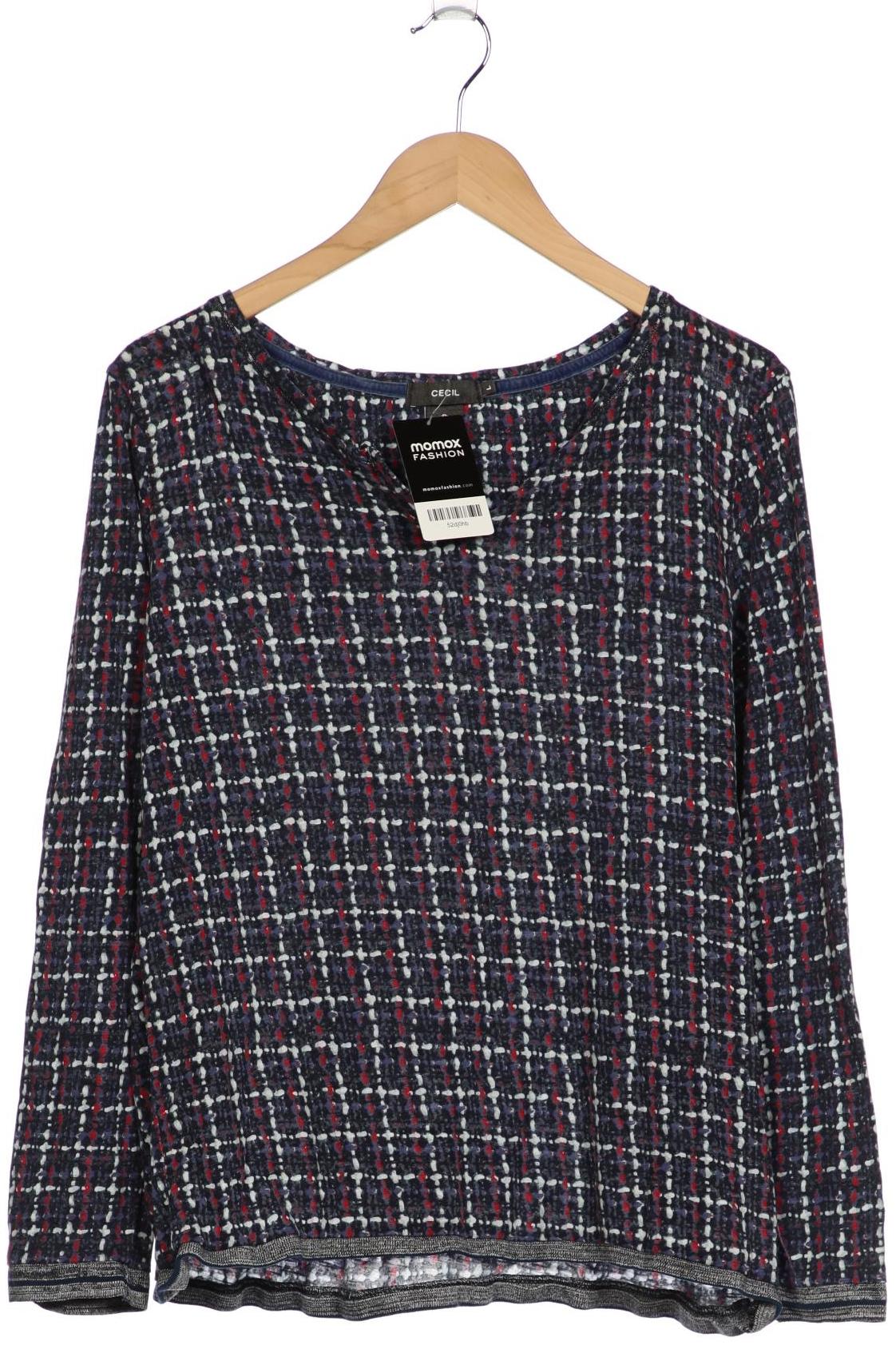 

Cecil Damen Langarmshirt, marineblau, Gr. 42