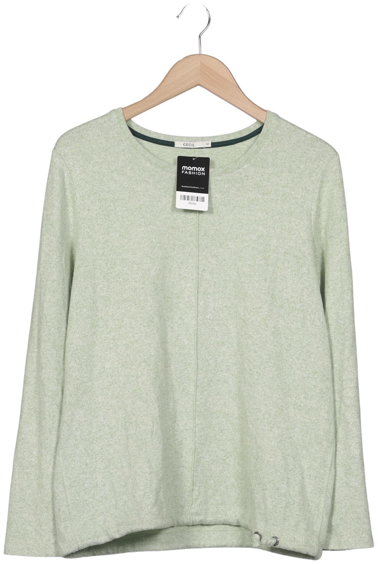 

Cecil Damen Langarmshirt, hellgrün, Gr. 38