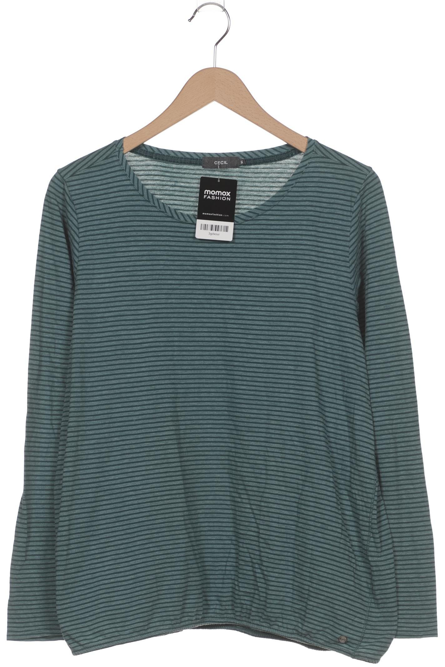 

Cecil Damen Langarmshirt, türkis, Gr. 44