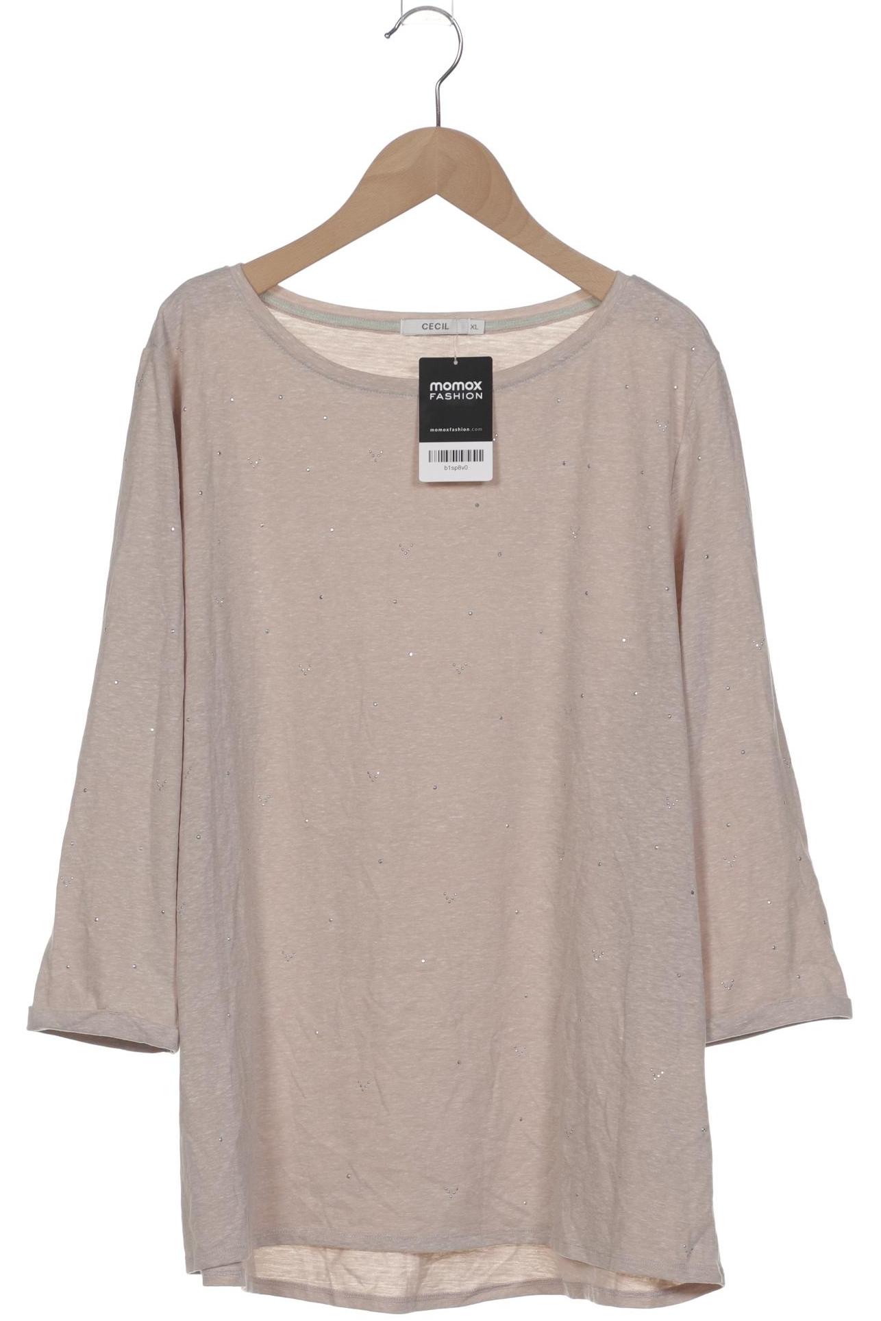 

Cecil Damen Langarmshirt, beige, Gr. 44