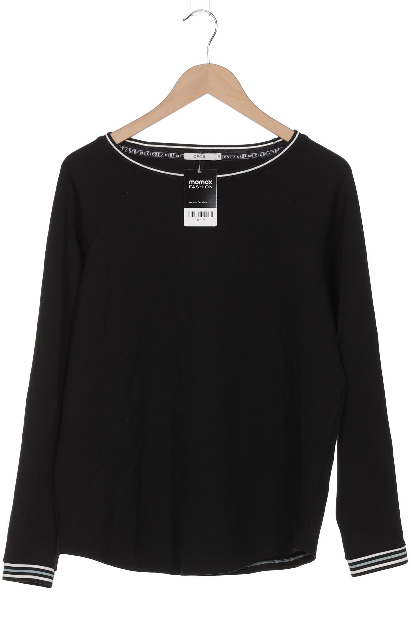 

Cecil Damen Langarmshirt, schwarz, Gr. 38