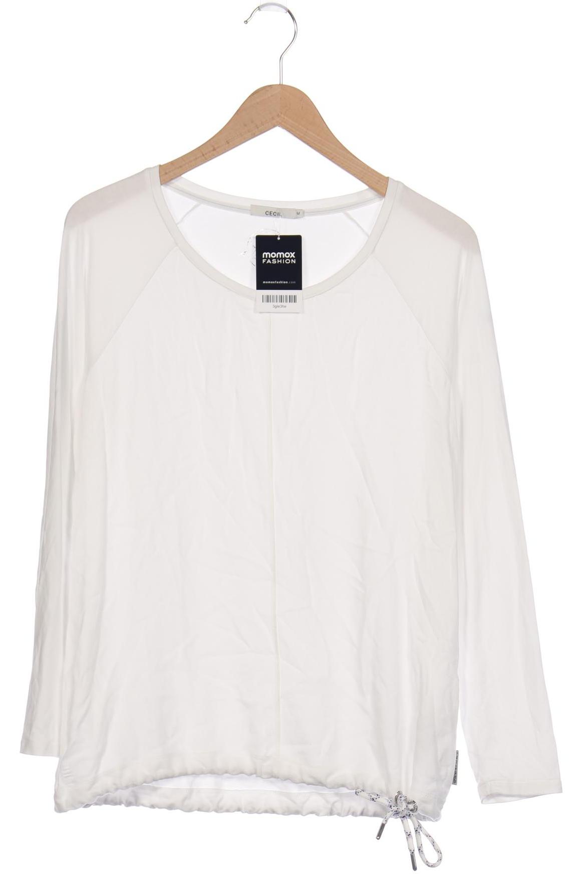 

CECIL Damen Langarmshirt, weiß