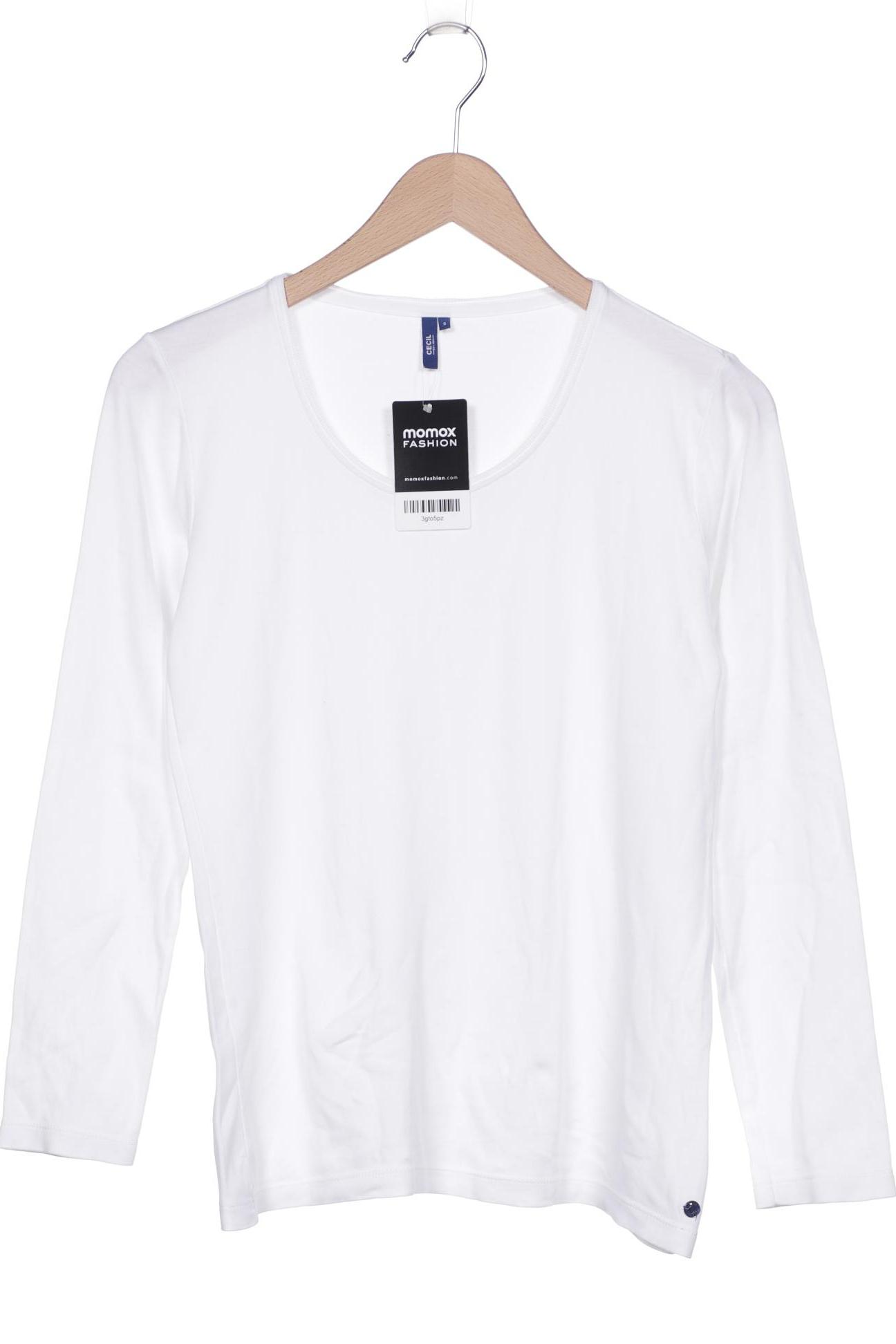 

CECIL Damen Langarmshirt, weiß