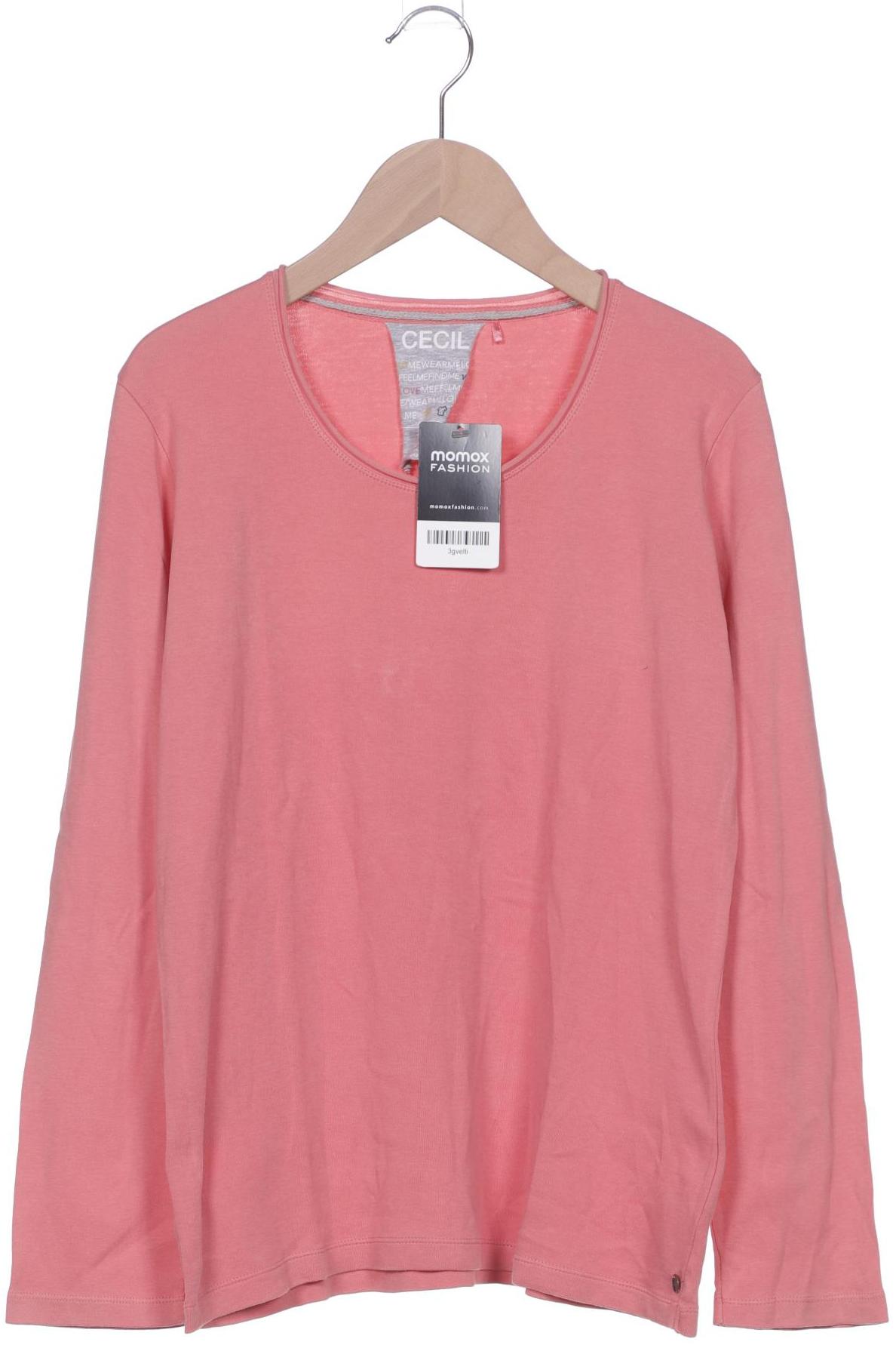

Cecil Damen Langarmshirt, pink, Gr. 38