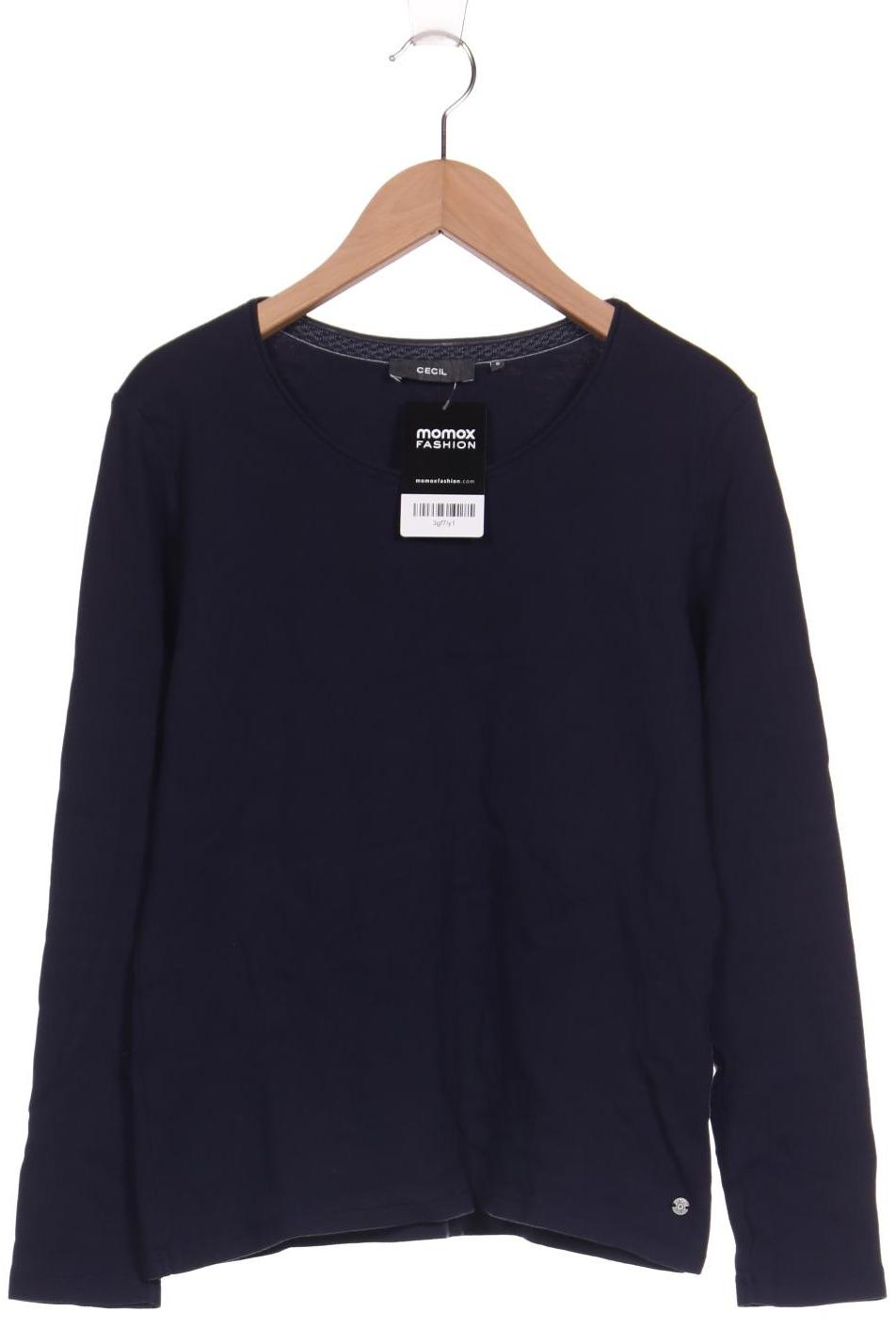 

Cecil Damen Langarmshirt, marineblau, Gr. 36
