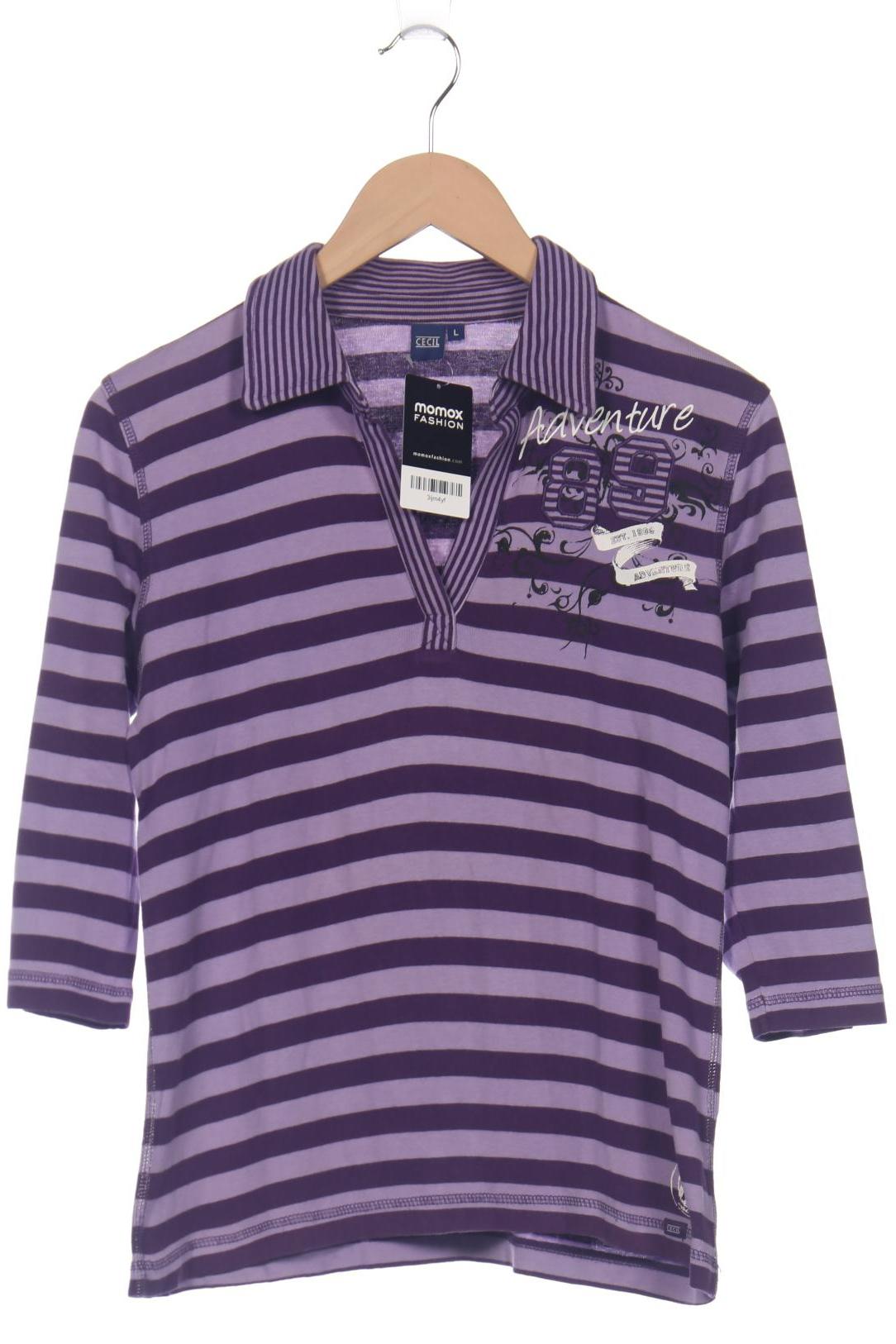 

Cecil Damen Langarmshirt, flieder, Gr. 42
