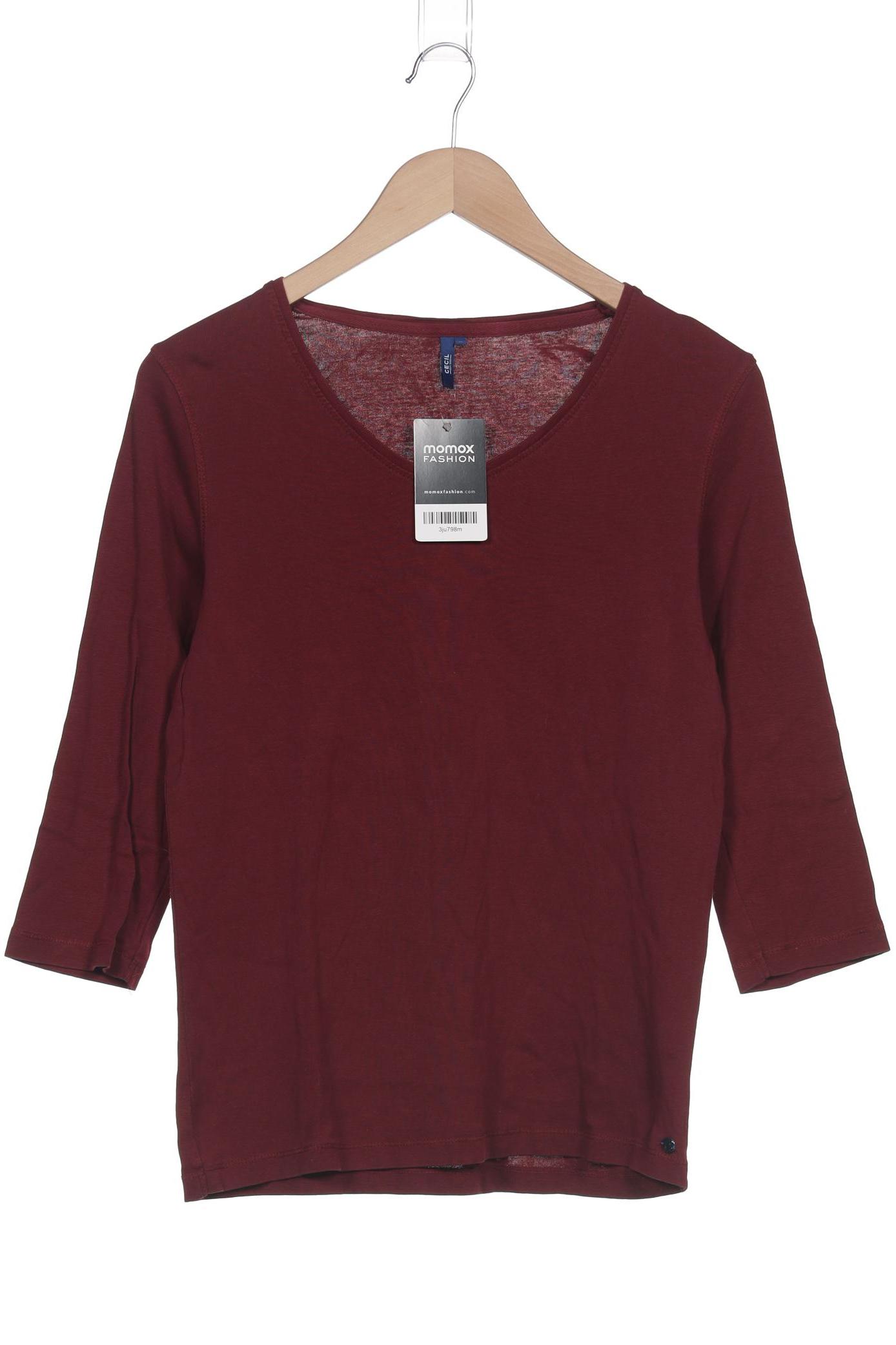 

Cecil Damen Langarmshirt, bordeaux, Gr. 38