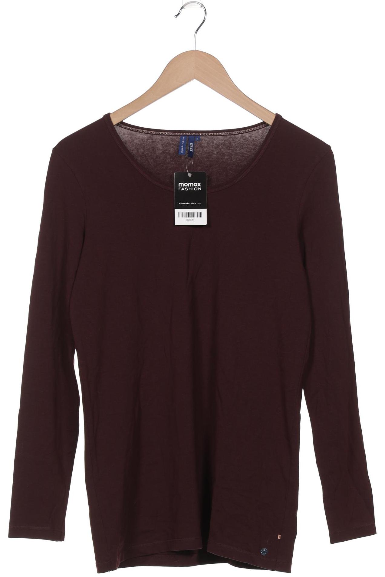 

Cecil Damen Langarmshirt, bordeaux, Gr. 38