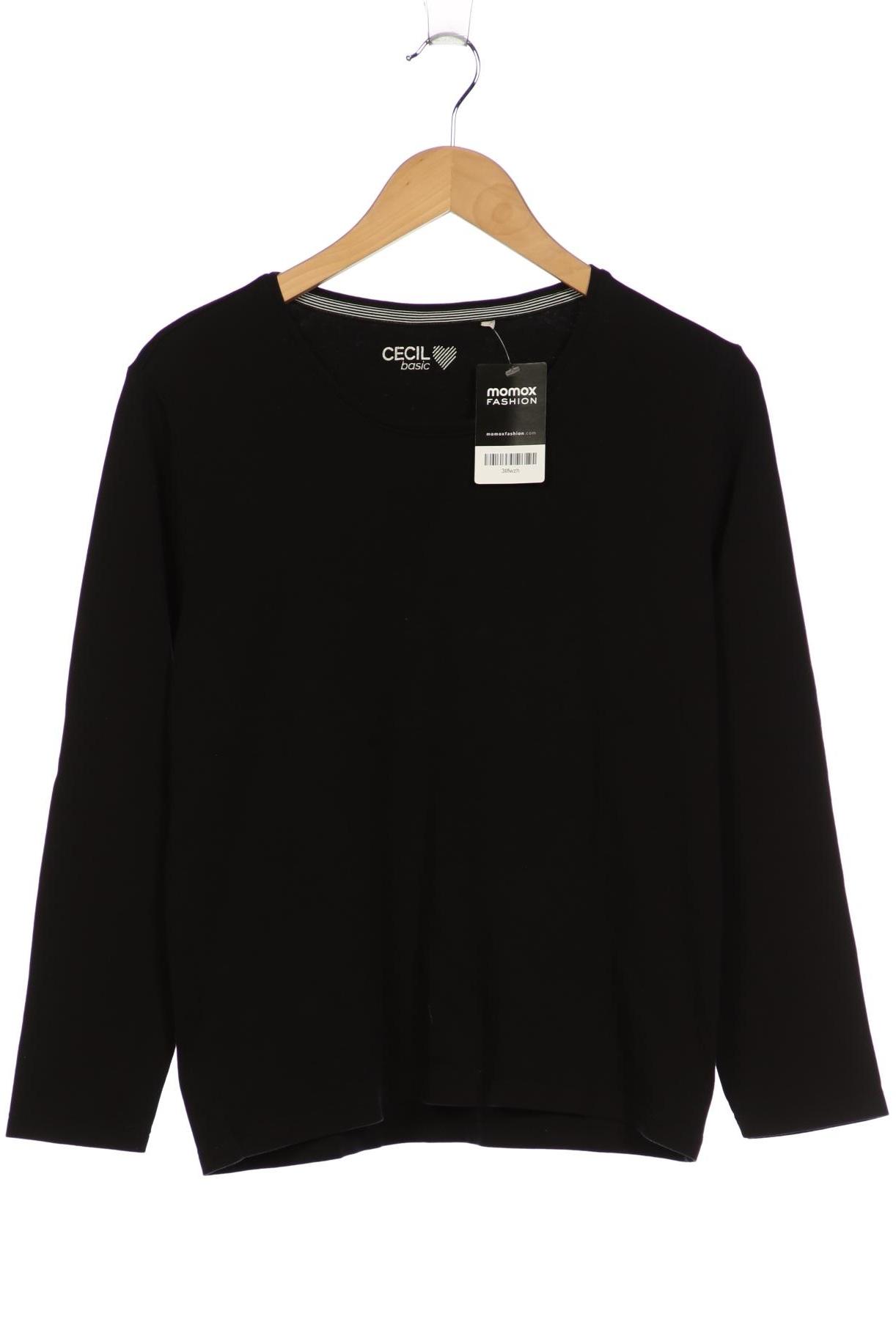 

Cecil Damen Langarmshirt, schwarz, Gr. 44