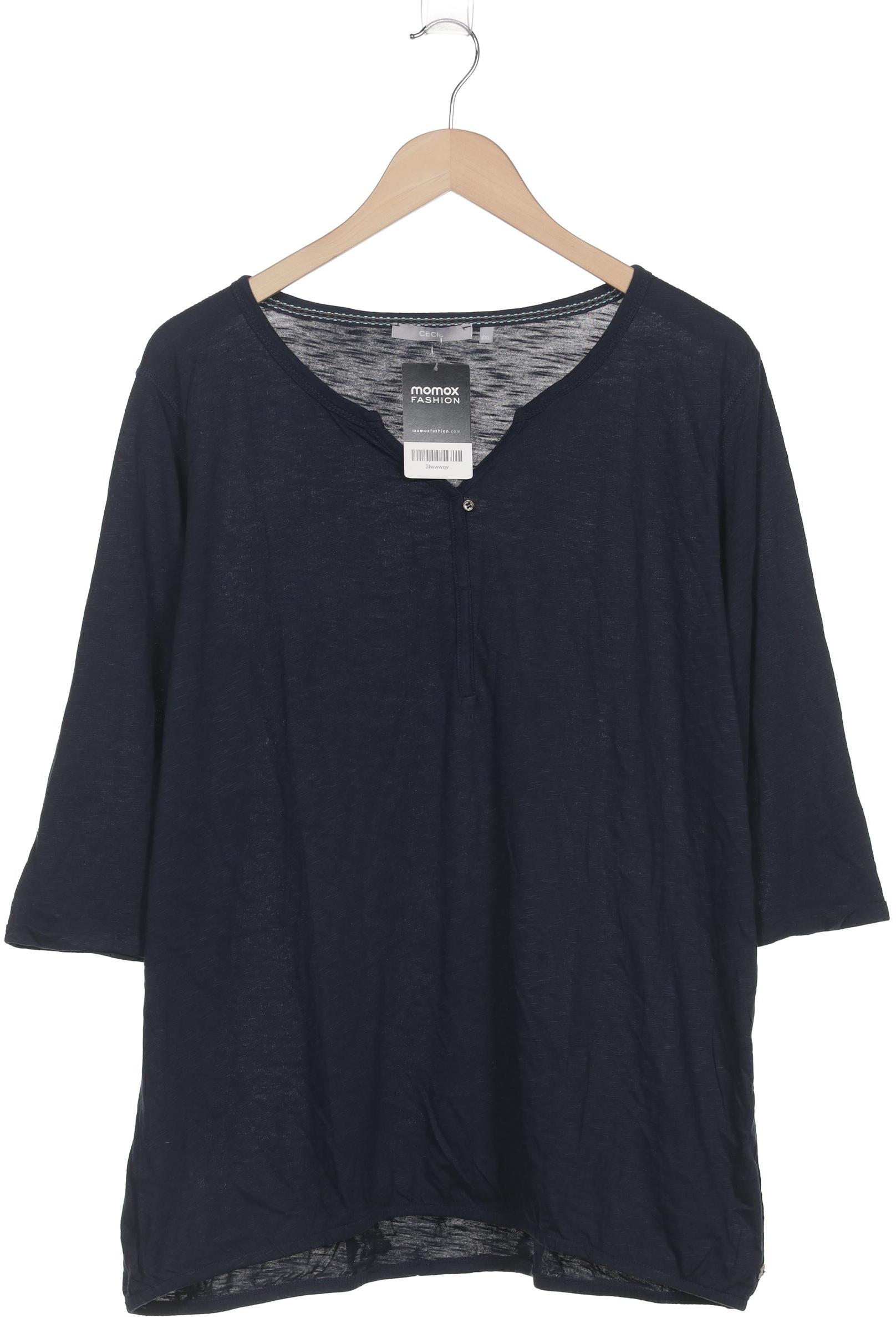 

Cecil Damen Langarmshirt, marineblau, Gr. 46