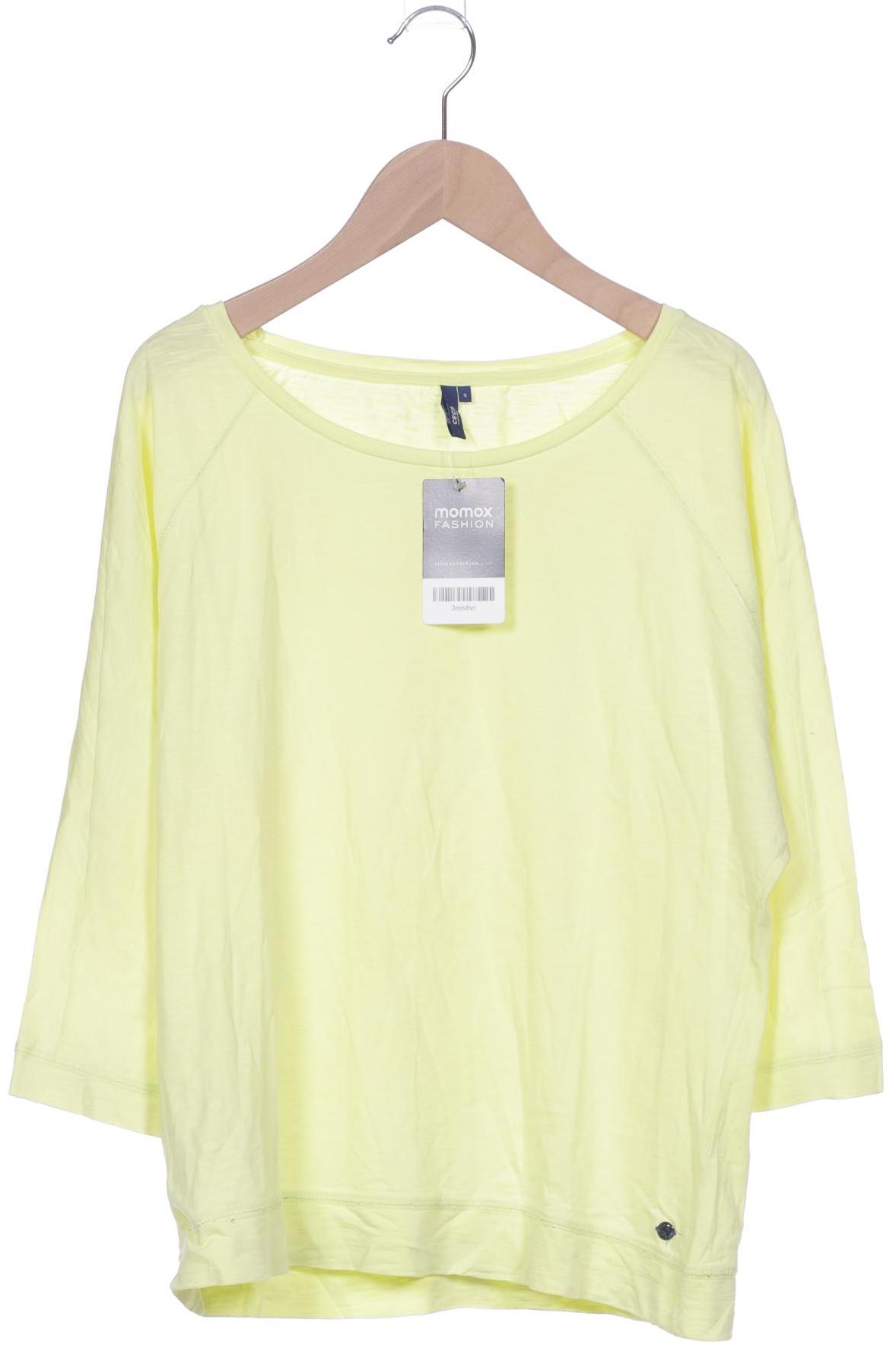 

Cecil Damen Langarmshirt, gelb, Gr. 36