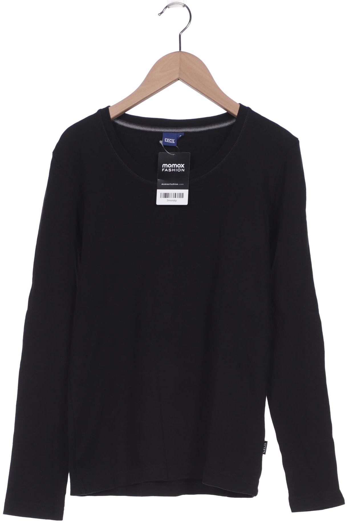 

CECIL Damen Langarmshirt, schwarz