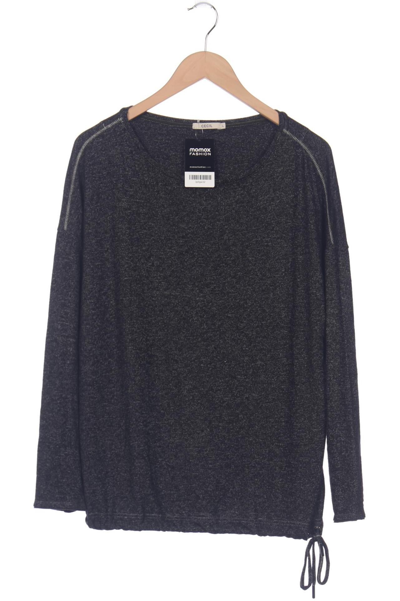 

Cecil Damen Langarmshirt, grau, Gr. 42