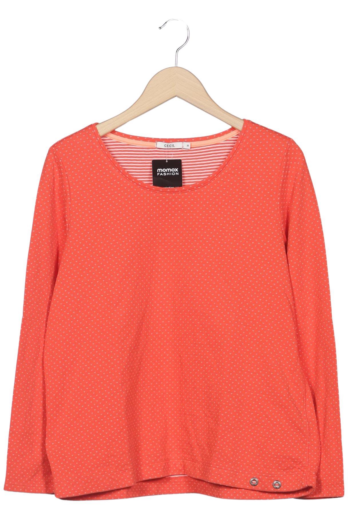 

Cecil Damen Langarmshirt, orange, Gr. 38