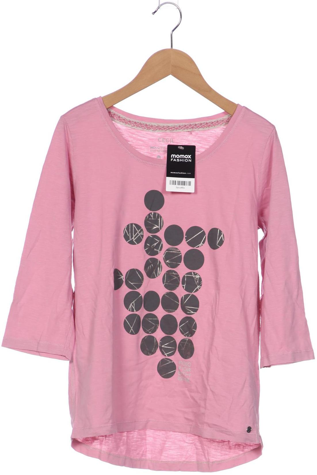 

Cecil Damen Langarmshirt, pink, Gr. 36