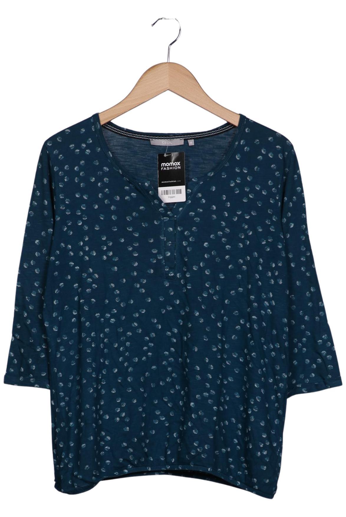 

Cecil Damen Langarmshirt, türkis, Gr. 38