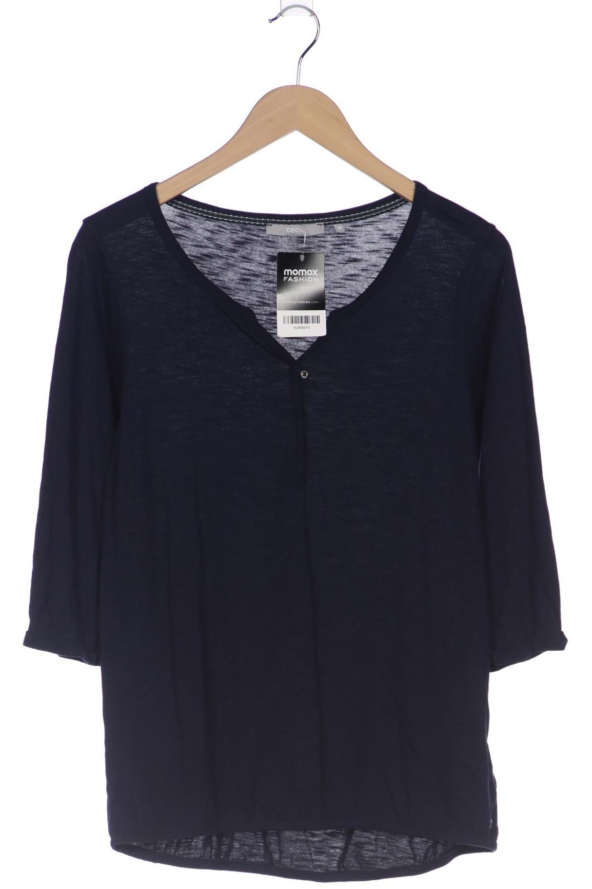 

Cecil Damen Langarmshirt, marineblau, Gr. 38
