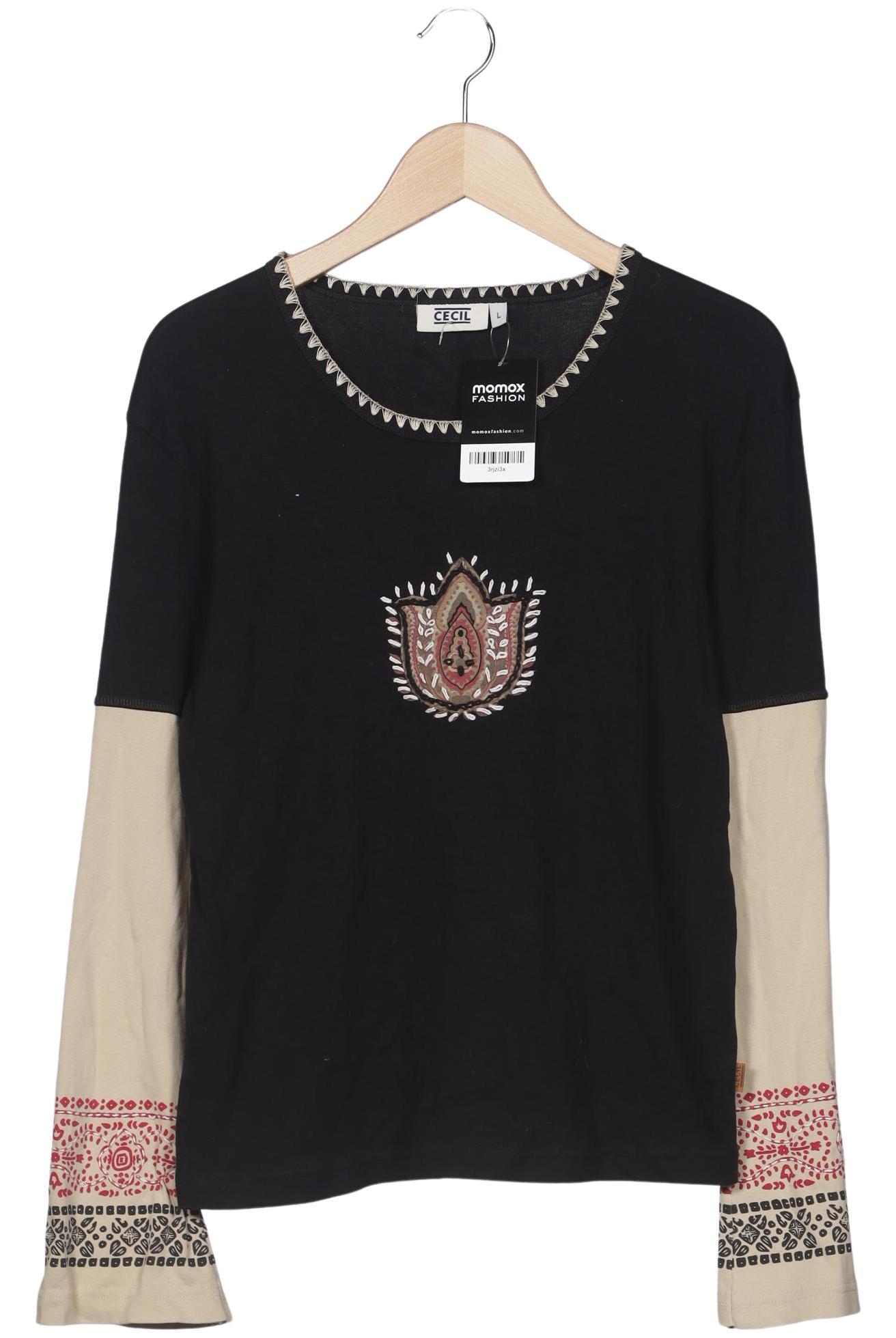 

Cecil Damen Langarmshirt, mehrfarbig, Gr. 42