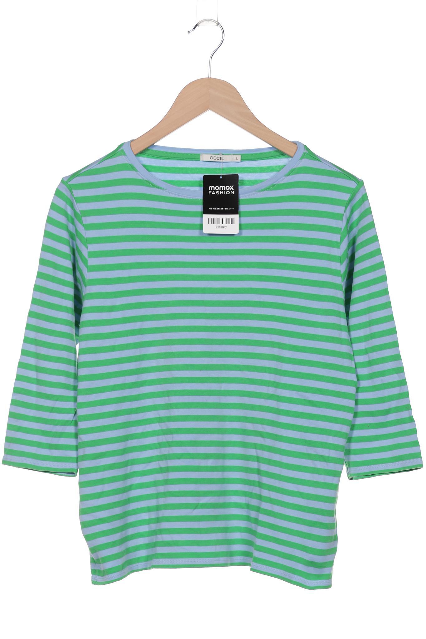 

Cecil Damen Langarmshirt, grün, Gr. 42